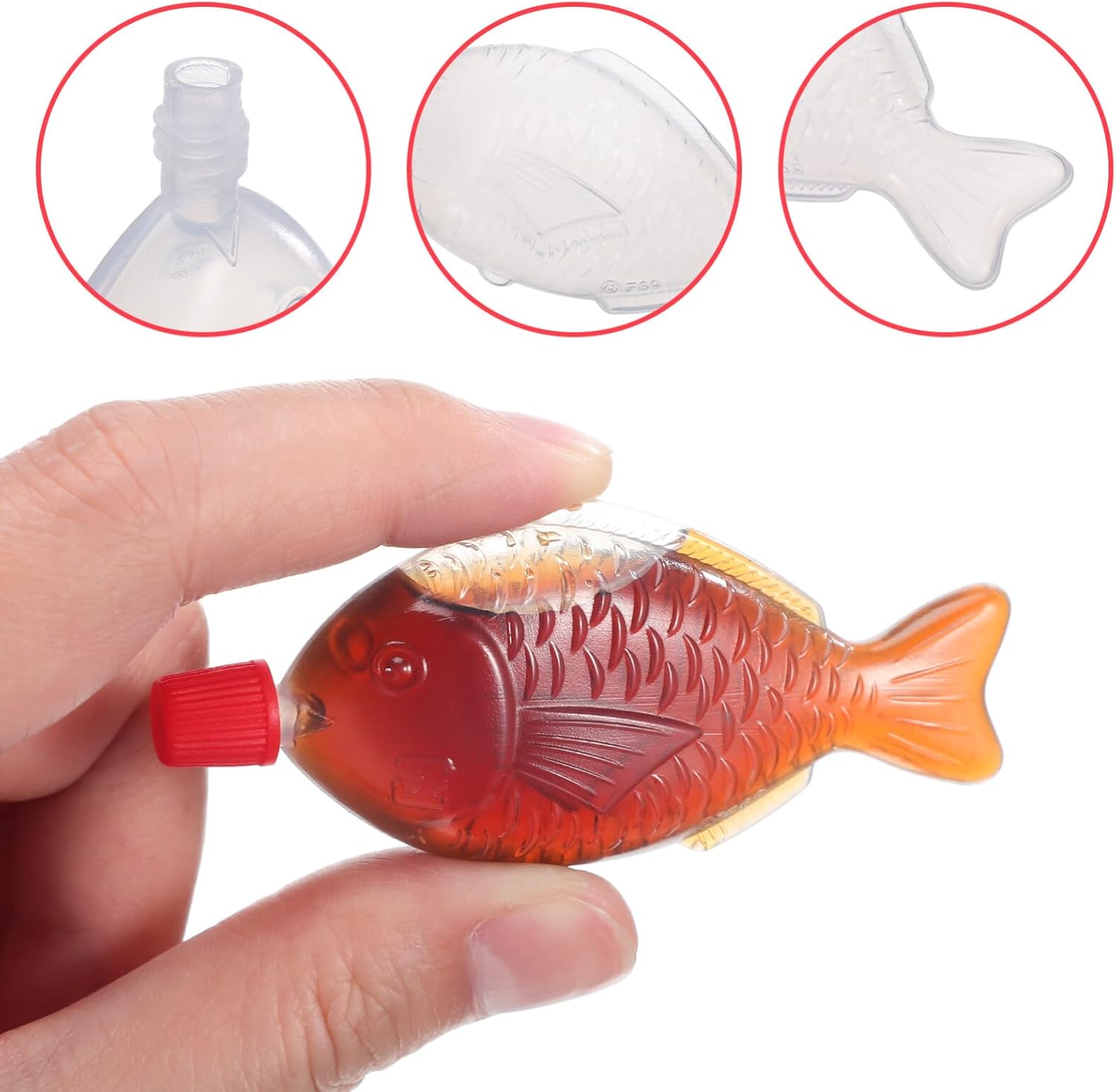 Zerodeko 100 PCS Condiment Squeeze Bottles