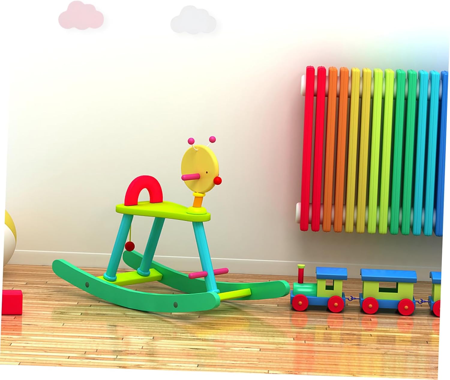 Healifty 2pcs Cartoon Cloud Hooks for Room Decor 1