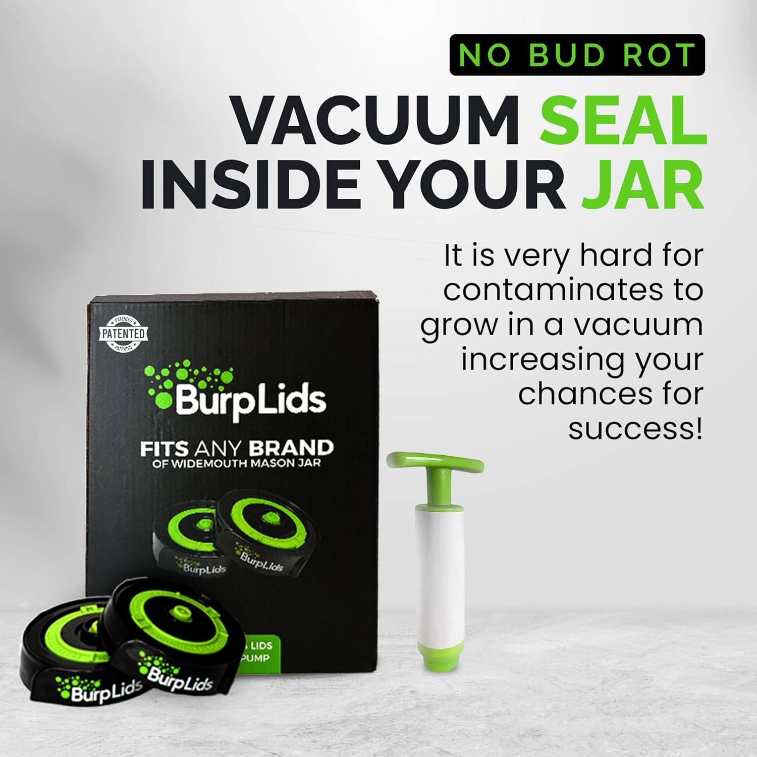 Burp Lids 12 Pack Curing Kit - Fits All Wide Mouth Mason Jars