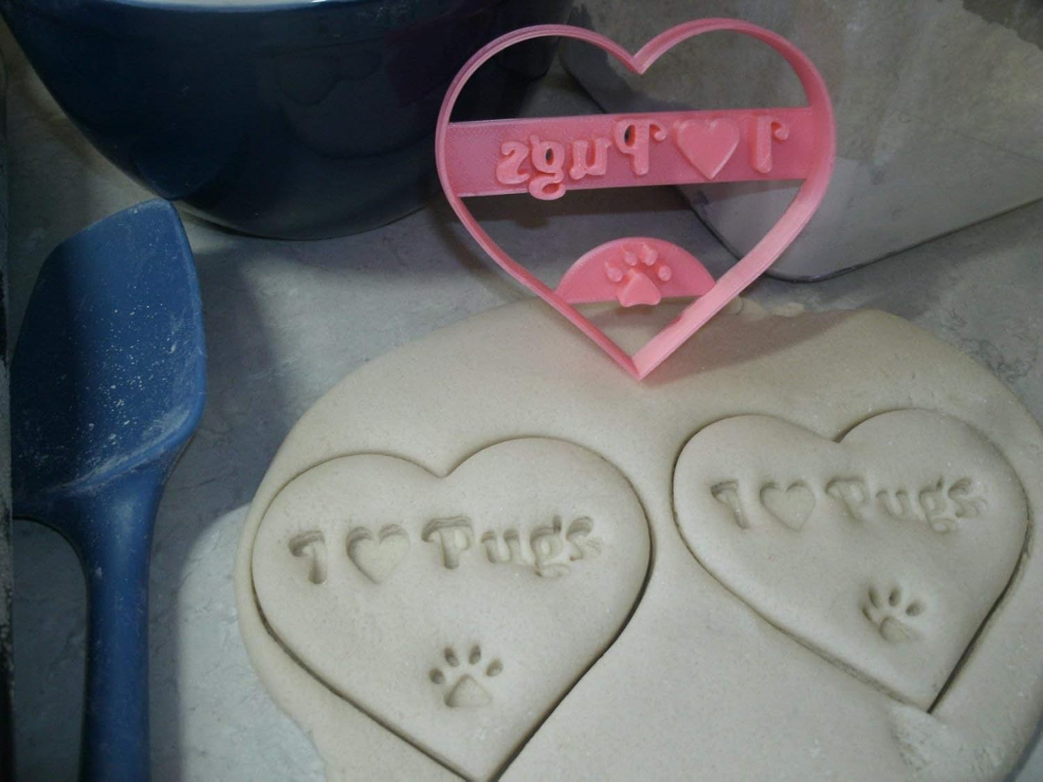 Pug Lover Wrinkly Dog Breed Cookie Cutters Set of 5
