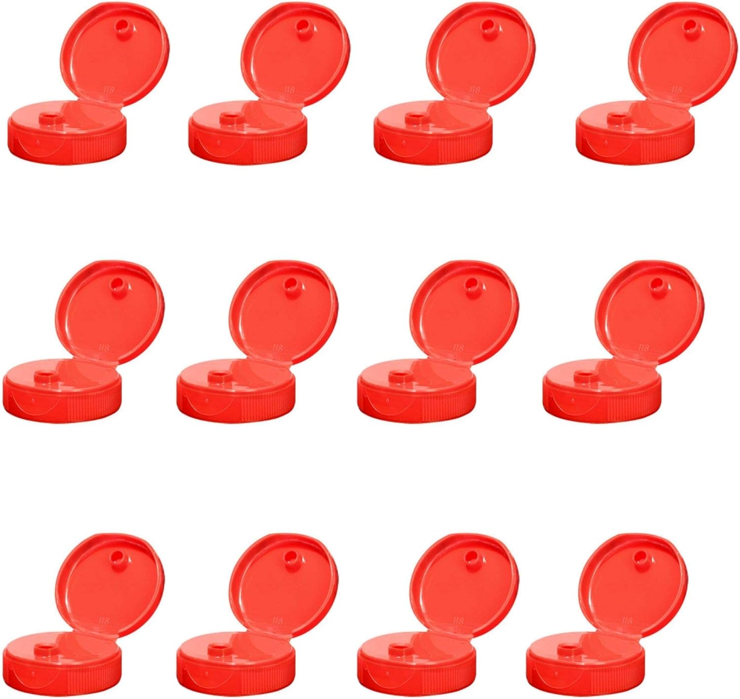 kelkaa 38mm 400 Thread Condiment Squeeze Bottle Caps Pack of 12