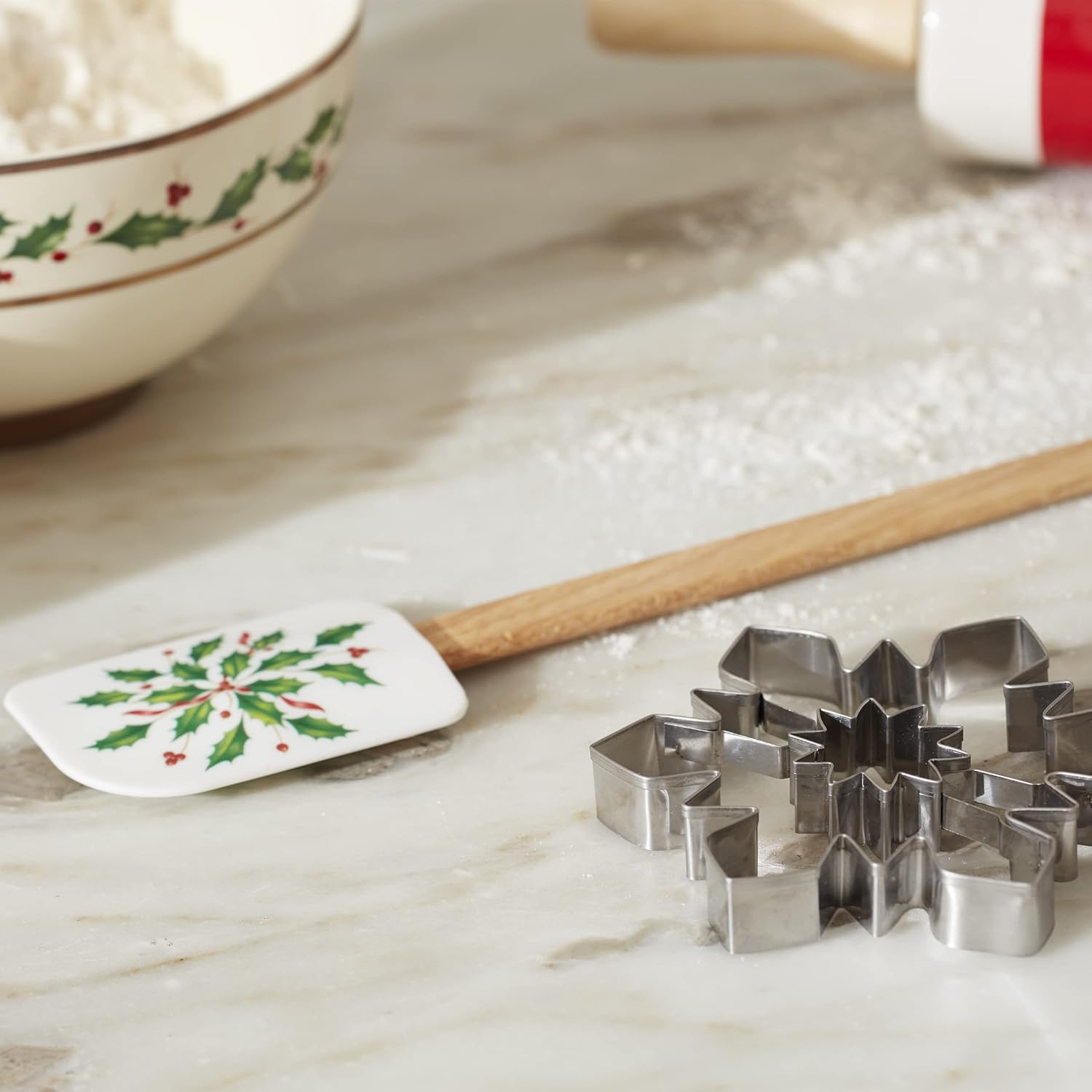 Lenox 893496 Snowflake Cookie Cutter Spatula