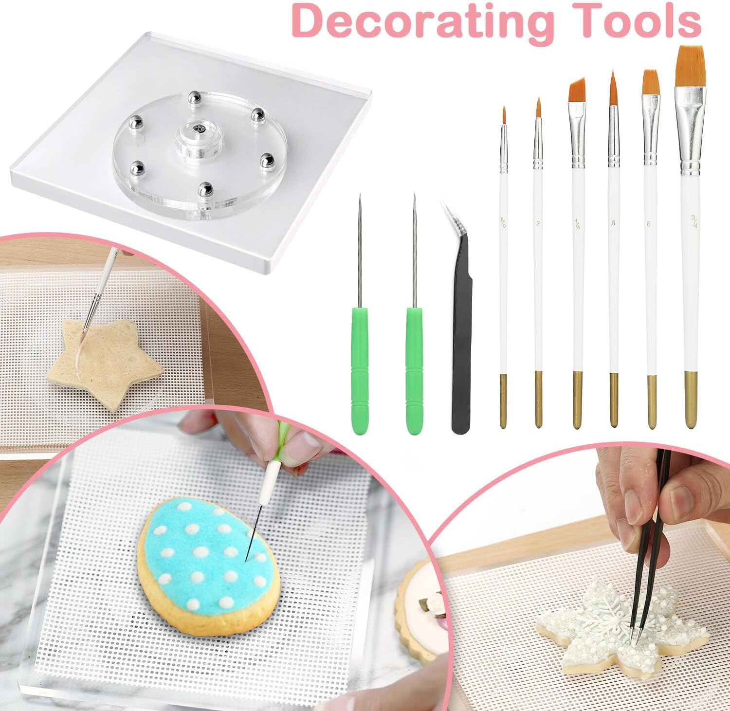 Kasmoire Easter Cookie Decorating Kit 185Pcs All-in-One 1