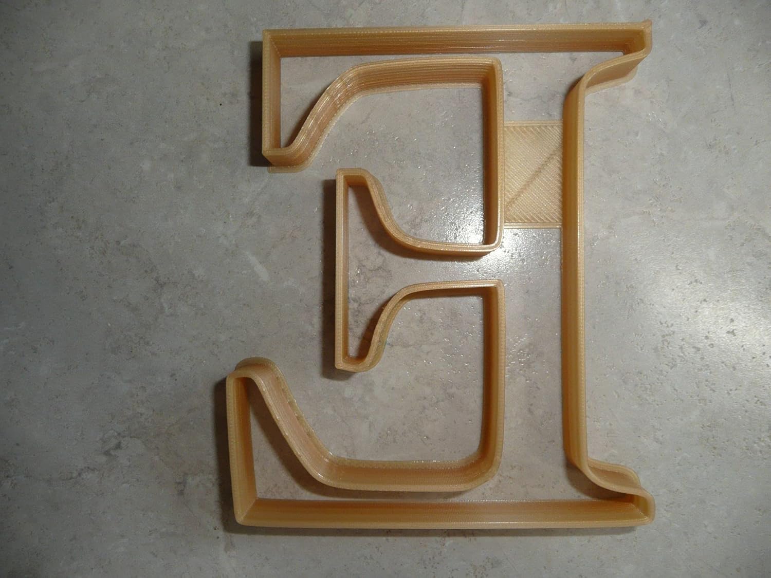 YNGLLC 6X EPSILON GREEK LETTER FONDANT CUTTER USA MADE