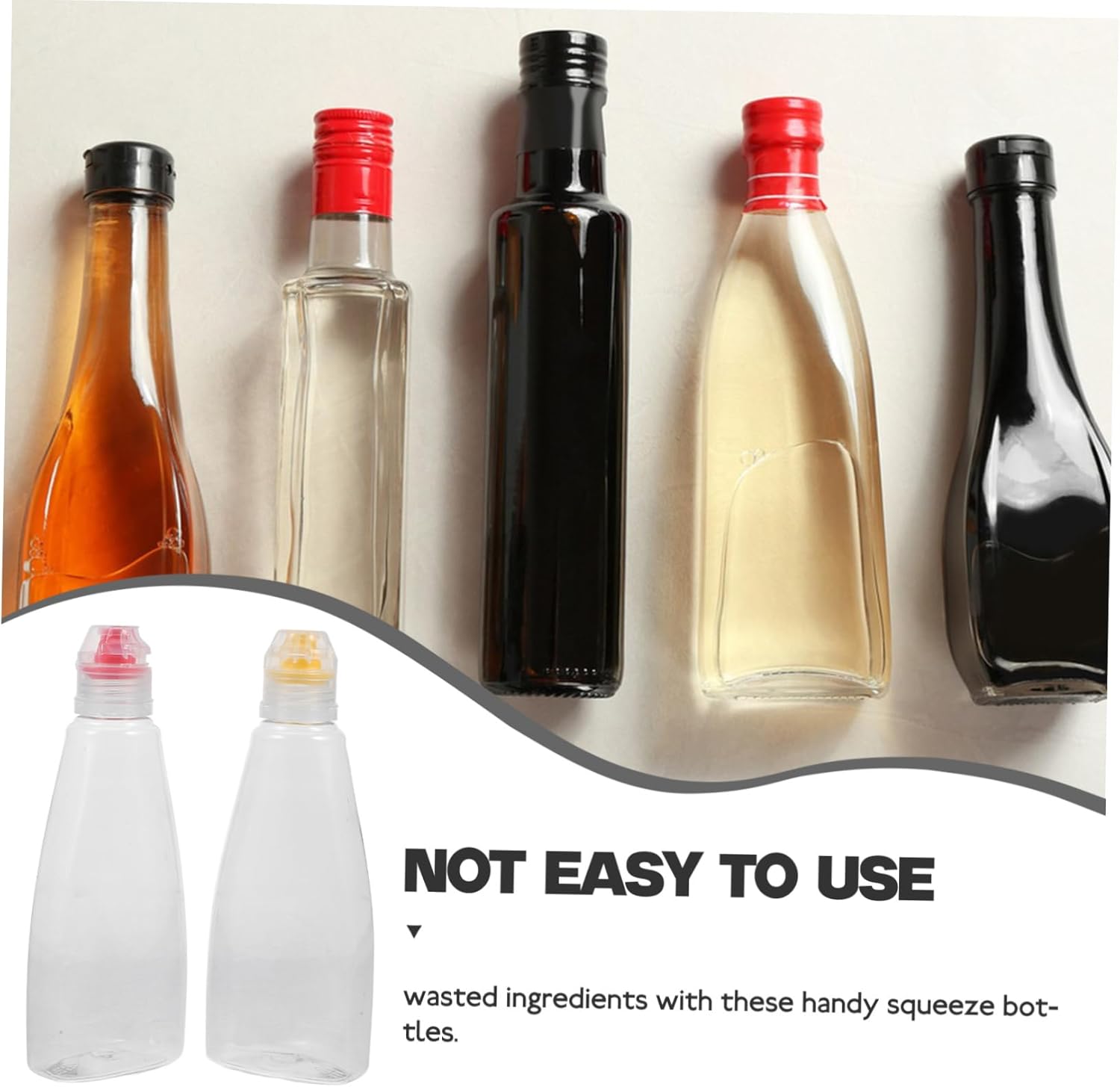 Gatuida 400g Reusable Honey Squeeze Bottles
