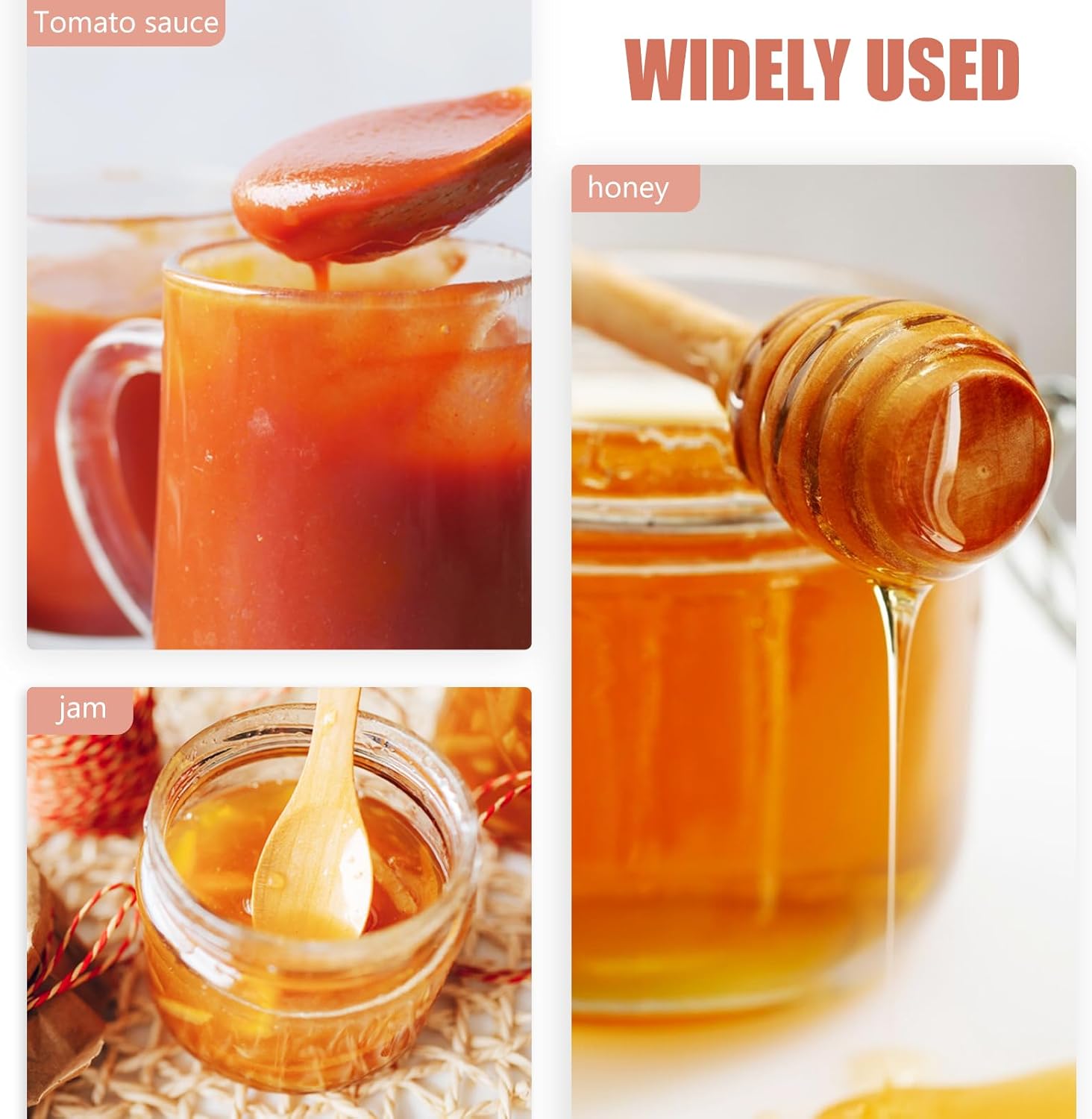 18Oz Squeeze Honey Jars with Flip Lids - 4 Pack