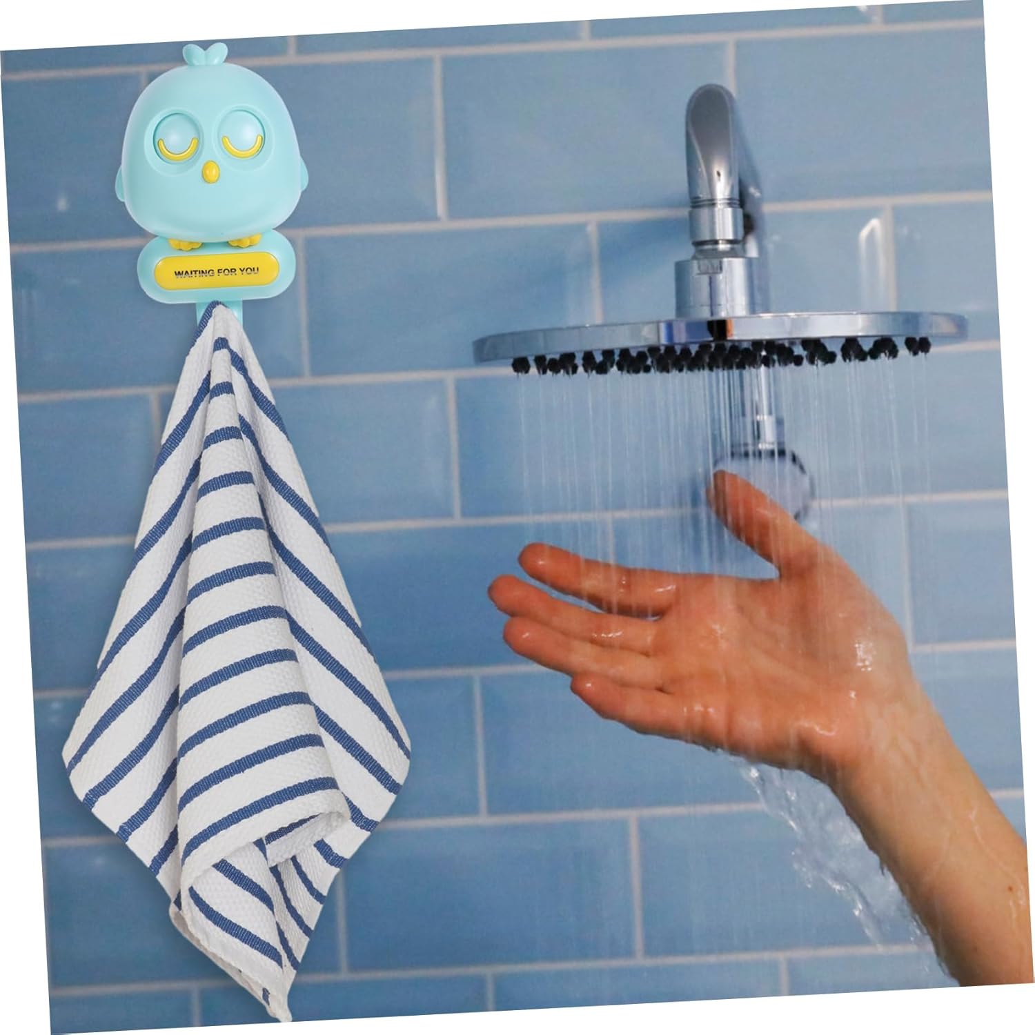 ULTECHNOVO Adorable Cartoon Bird Wall Hooks Key Hangers 1