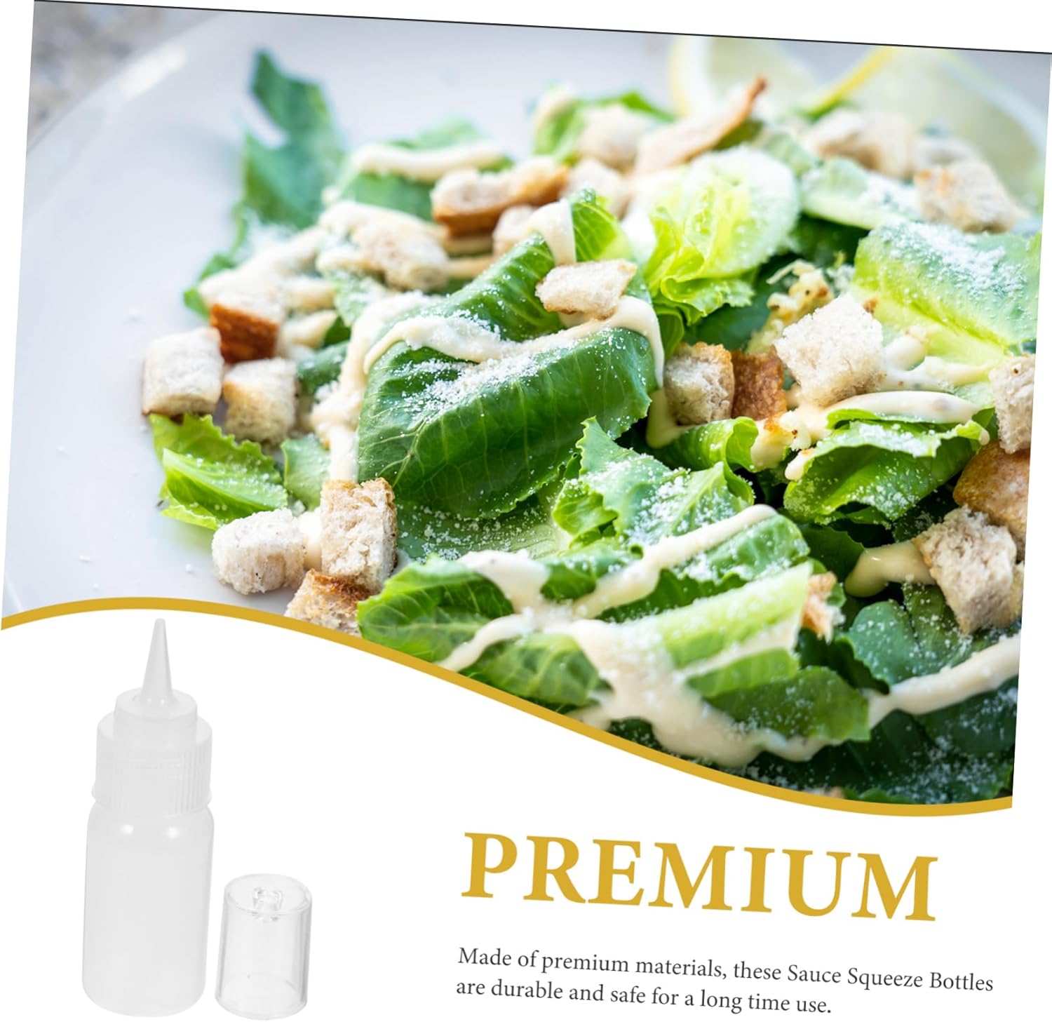 MAGICLULU 2PCS 30ML Squeeze Condiment Bottles