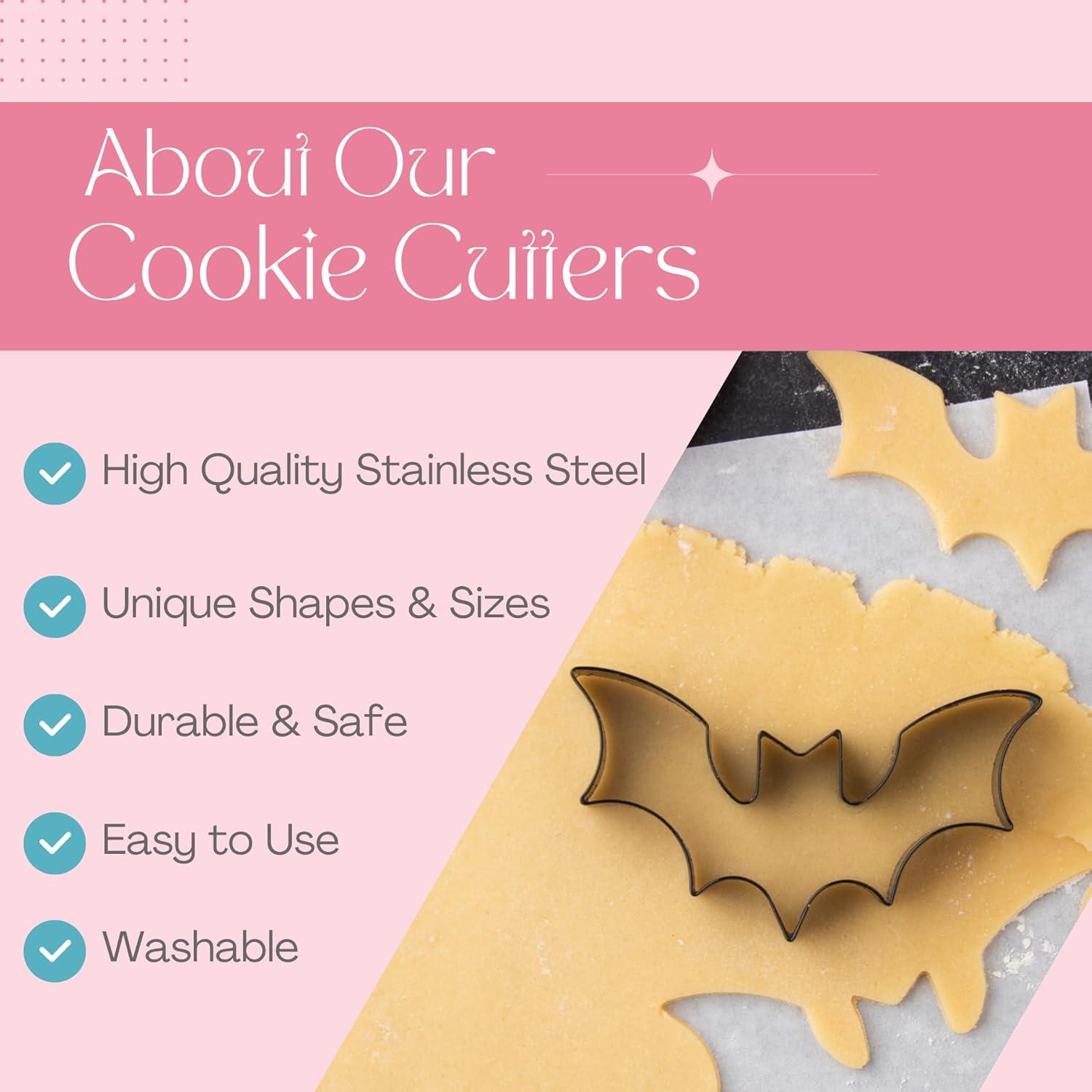 Cookie Cutter Kingdom Christmas Cookie Cutters with Sprinkles Set