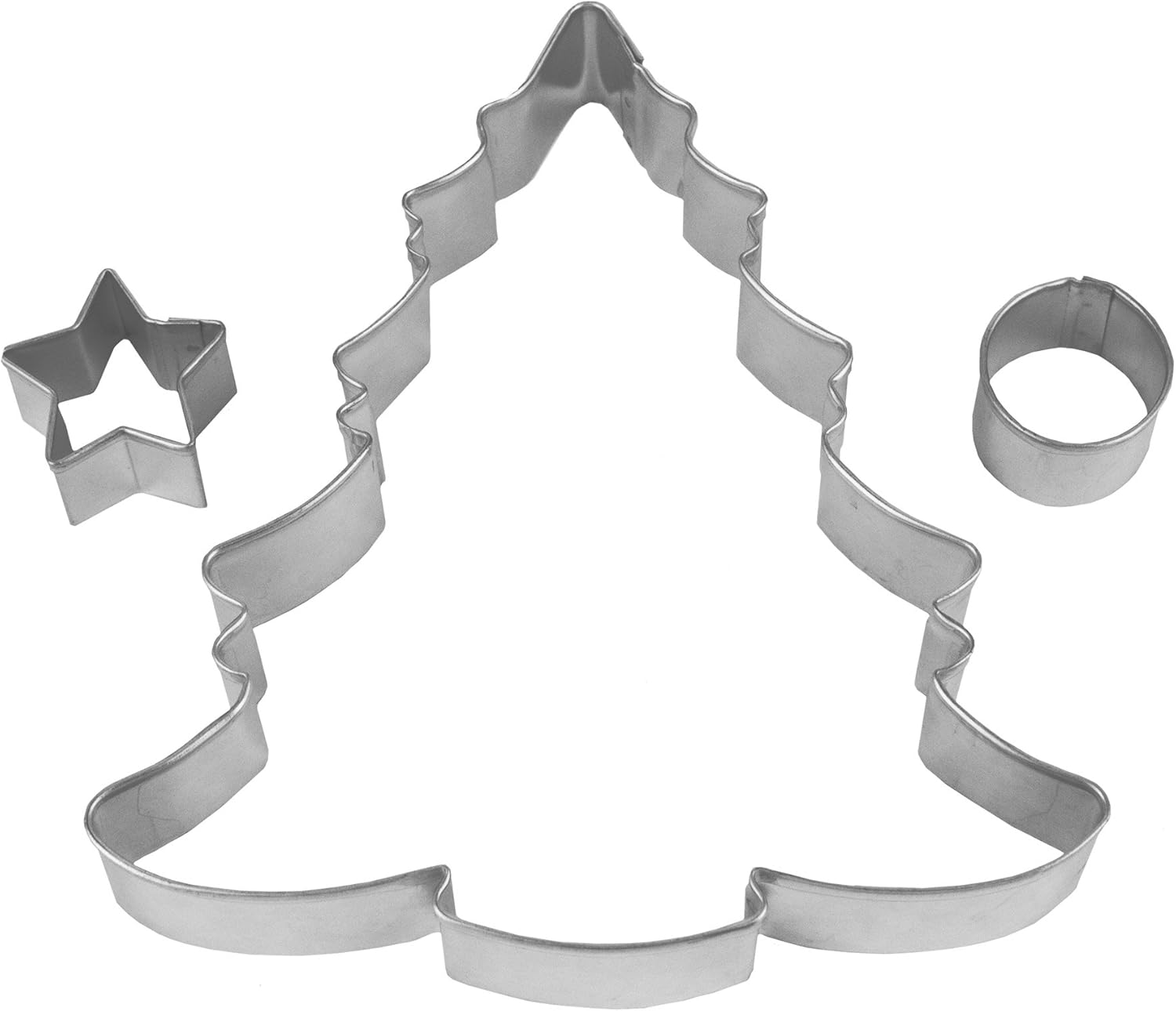 Wilton 3-Piece Christmas Tree Cookie Cutter Set