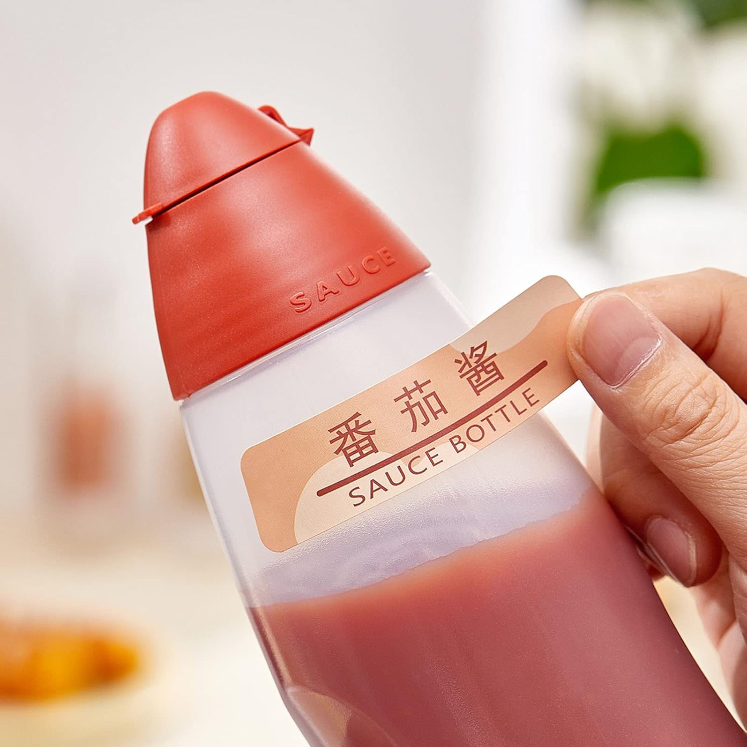 XANHOY 300ml Leakproof Squeeze Condiment Bottle