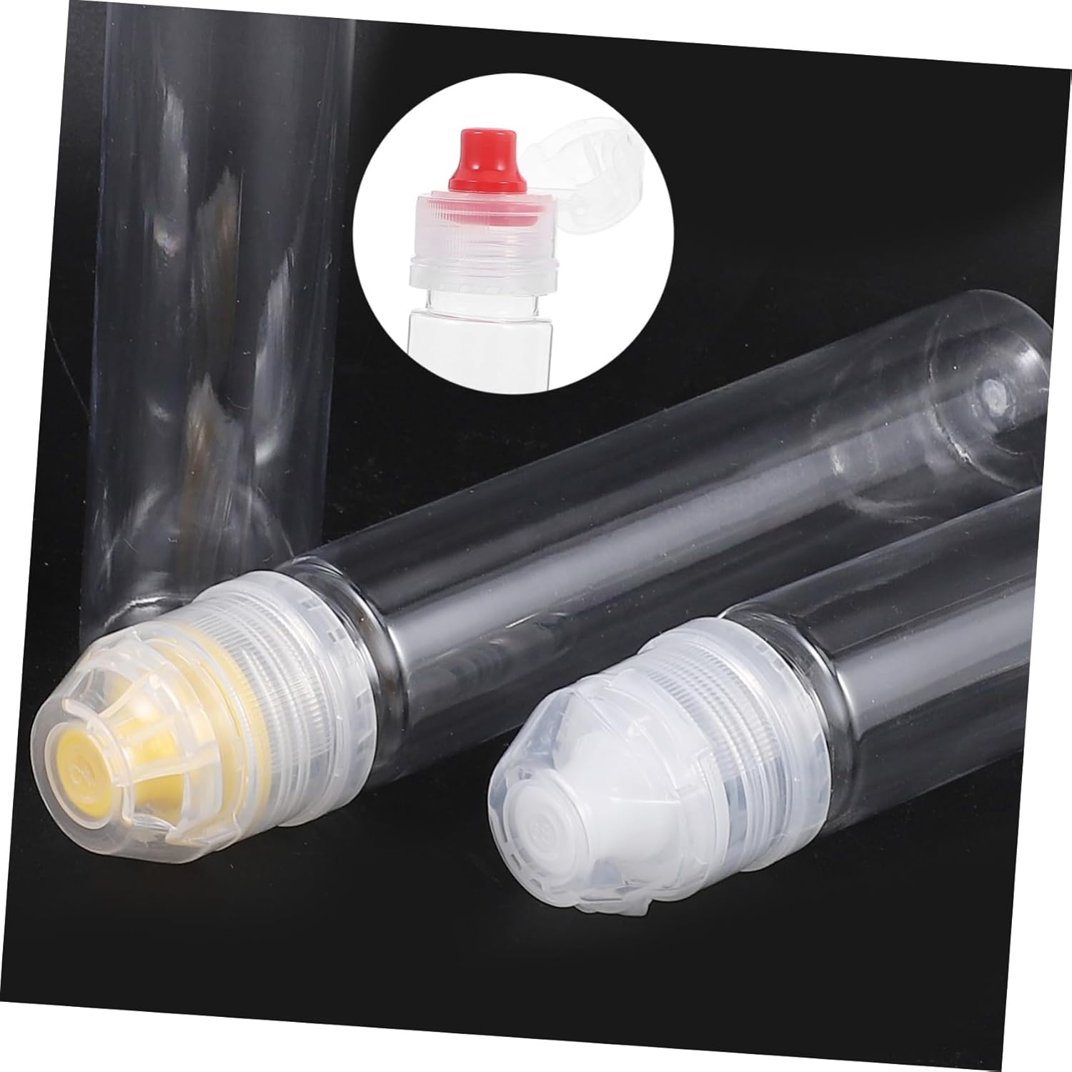 SKISUNO Mini Honey Squeeze Bottles 4pcs