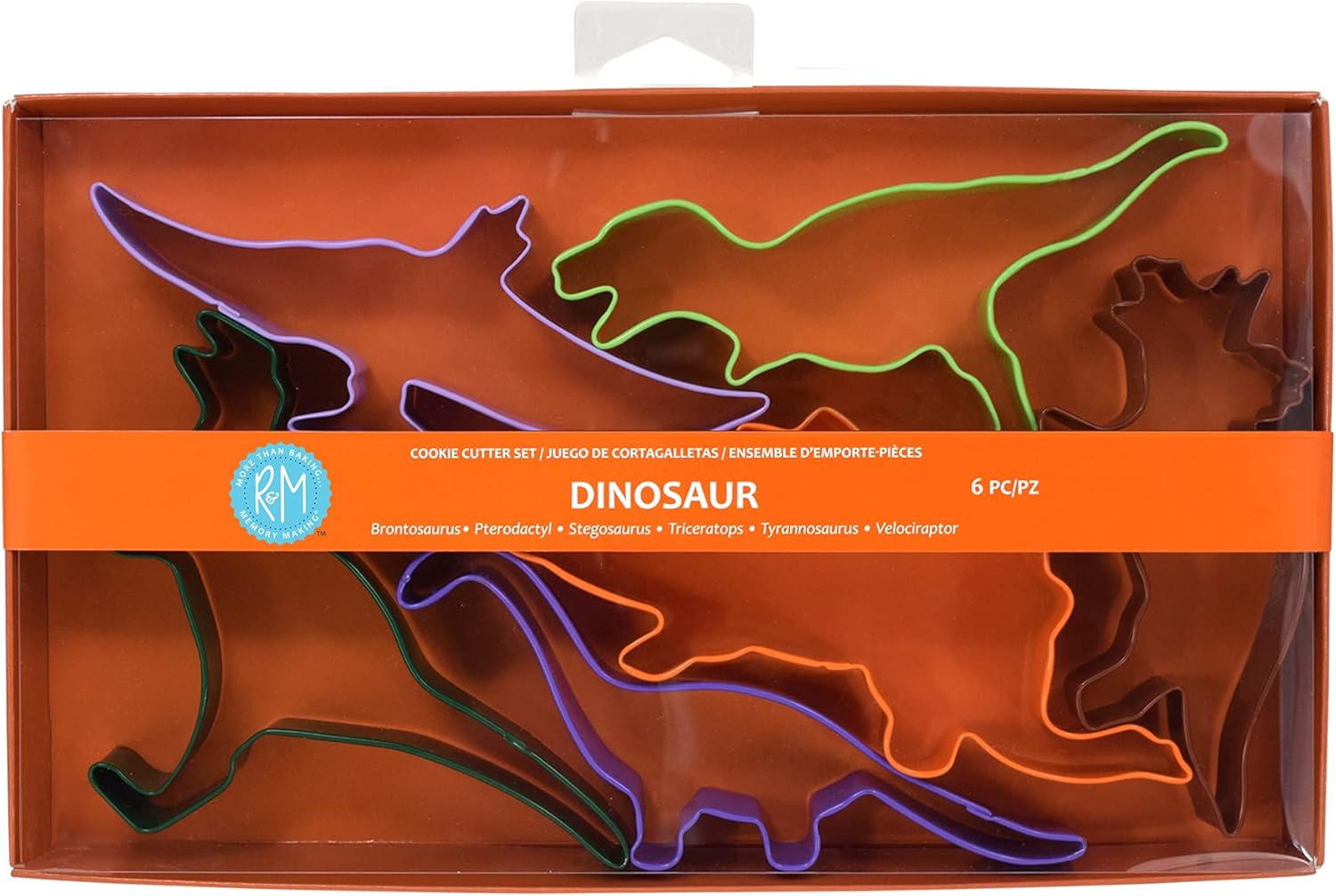 RM Dinosaur Cookie Cutters 6-Piece Set