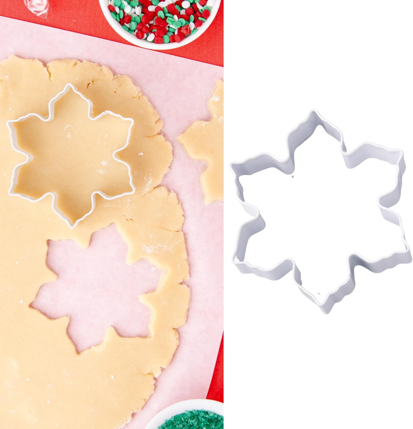 Cookie Cutter Kingdom Christmas Snowflake Cookie Cutter Set