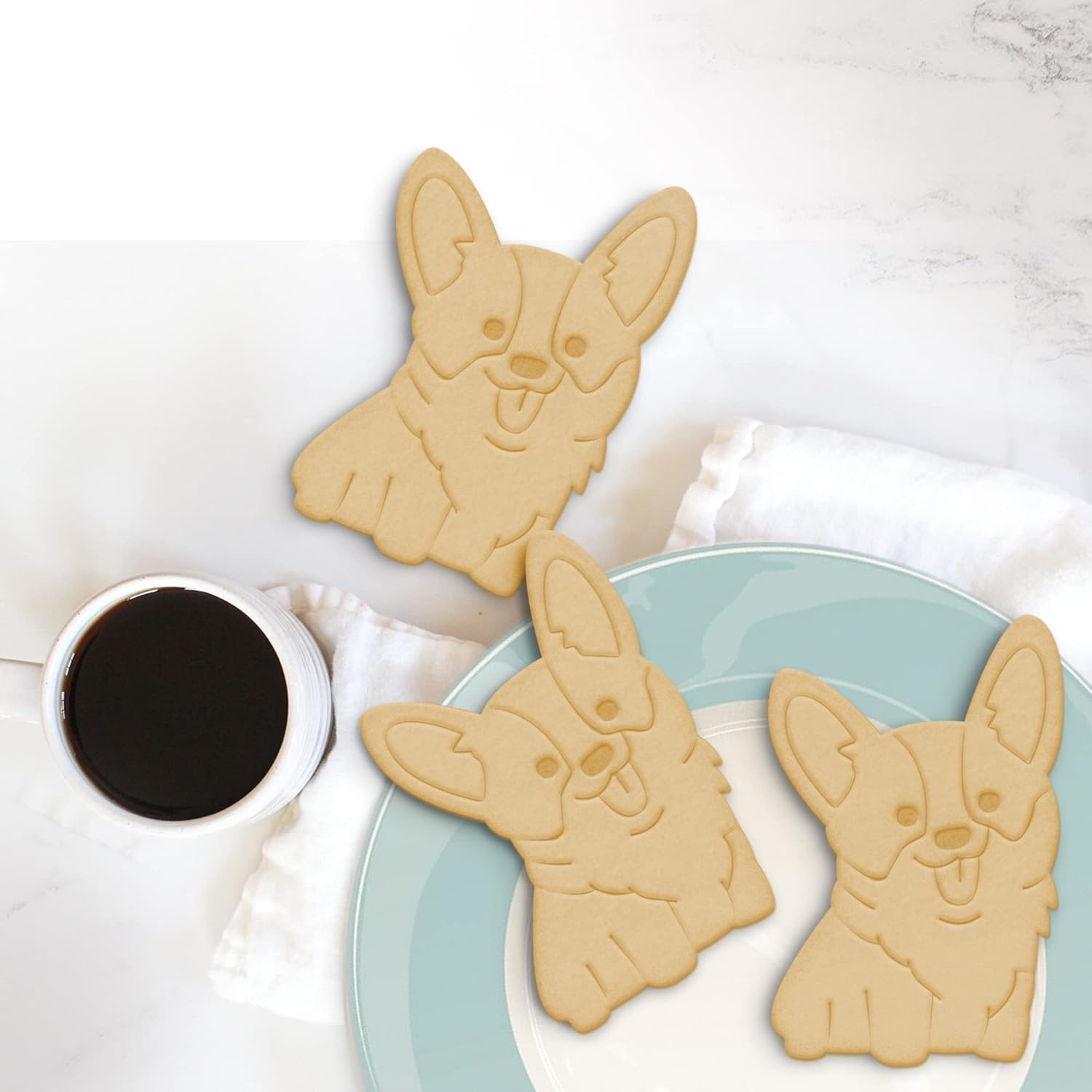 MOOSE GOODS Corgi Cookie Cutters Set of 4 1