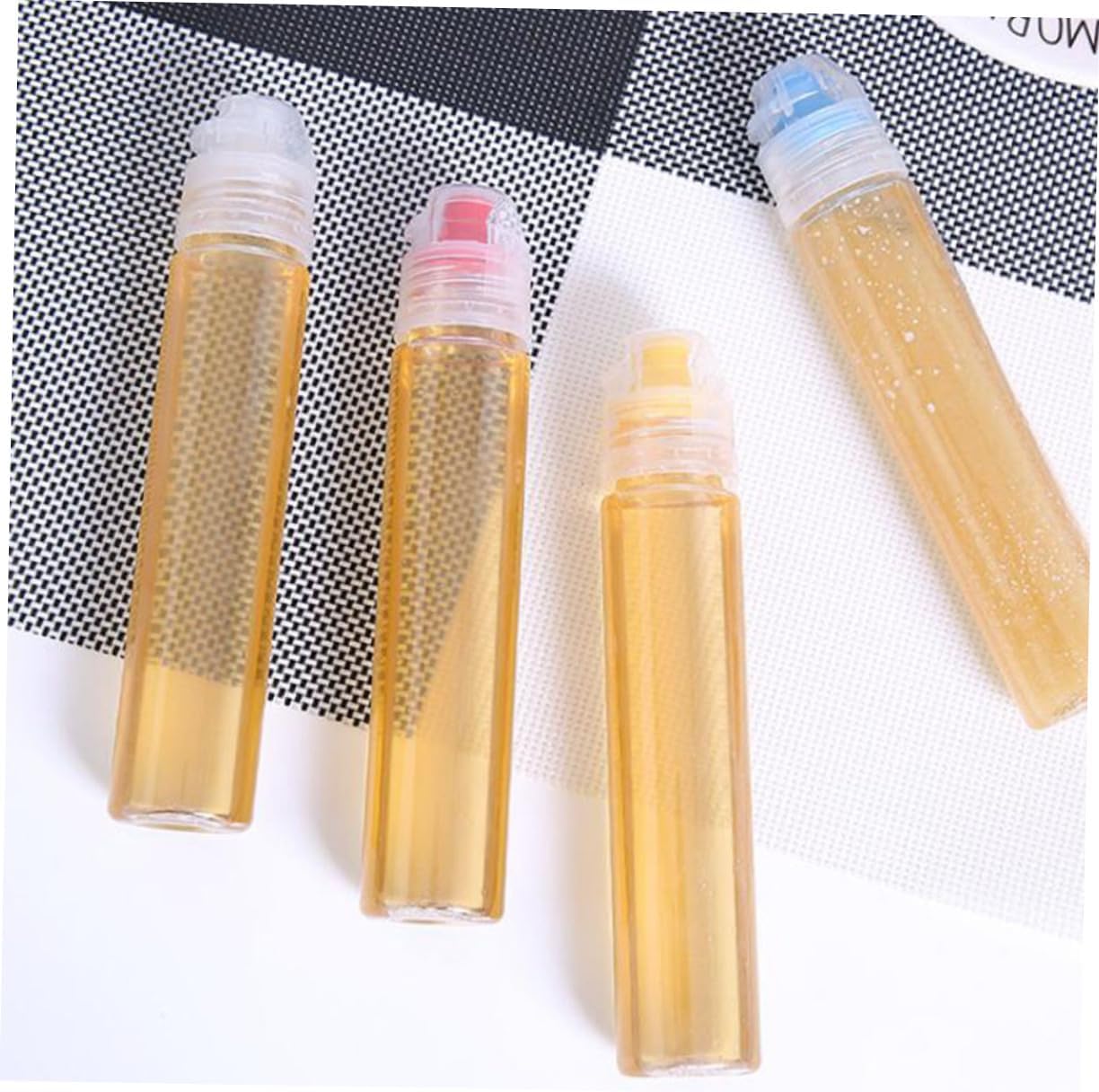 SECFOU 4Pcs PVC Condiment Squeeze Bottles 1