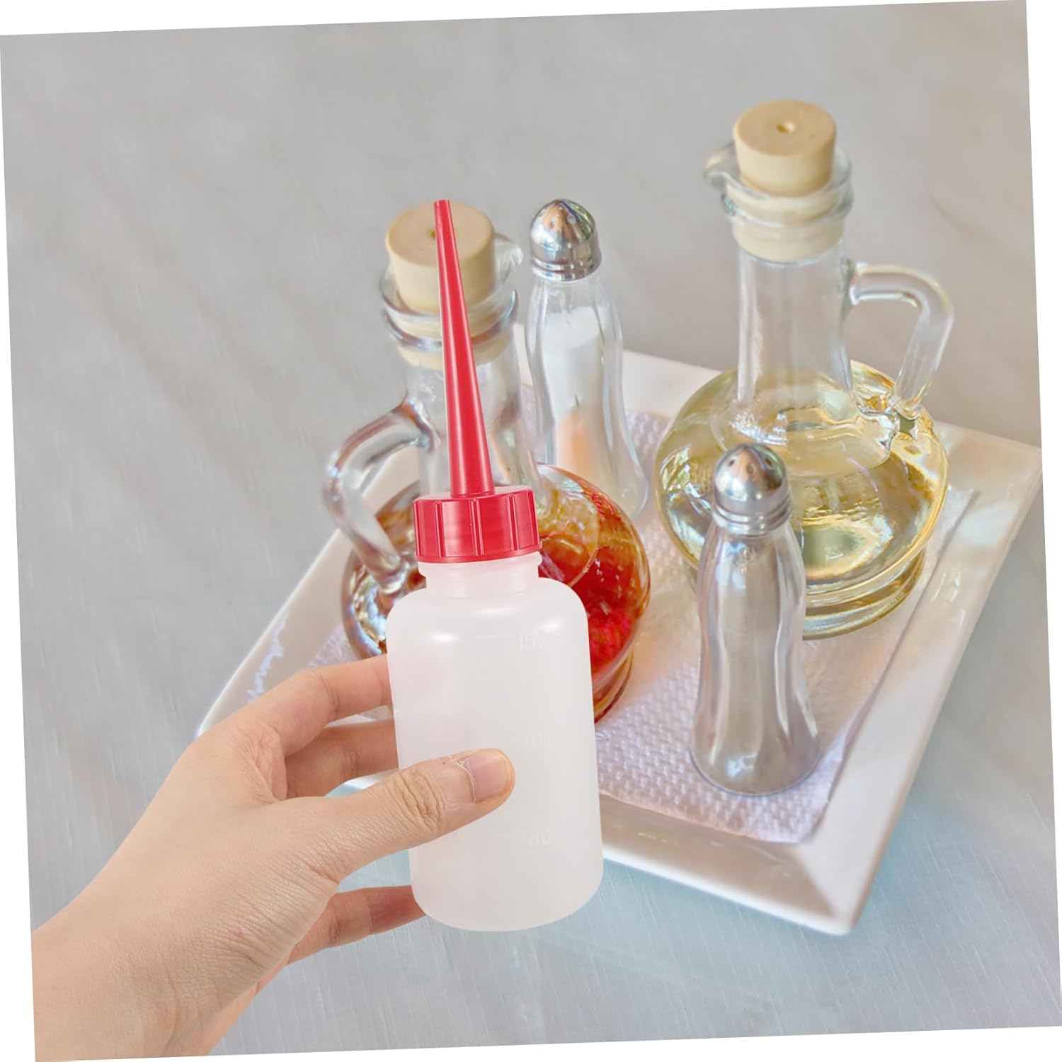 FELTECHELECTR 150ml Condiment Squeeze Bottle