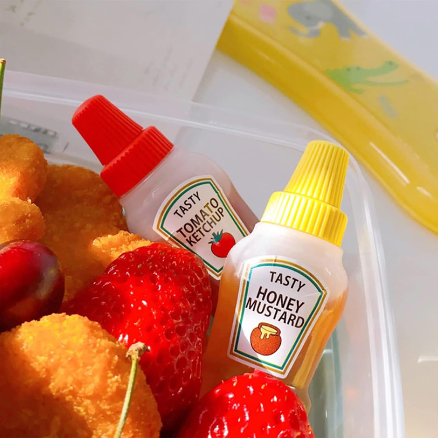 LAFANDE Condiment Squeeze Bottle - Durable Leak-Proof Portable