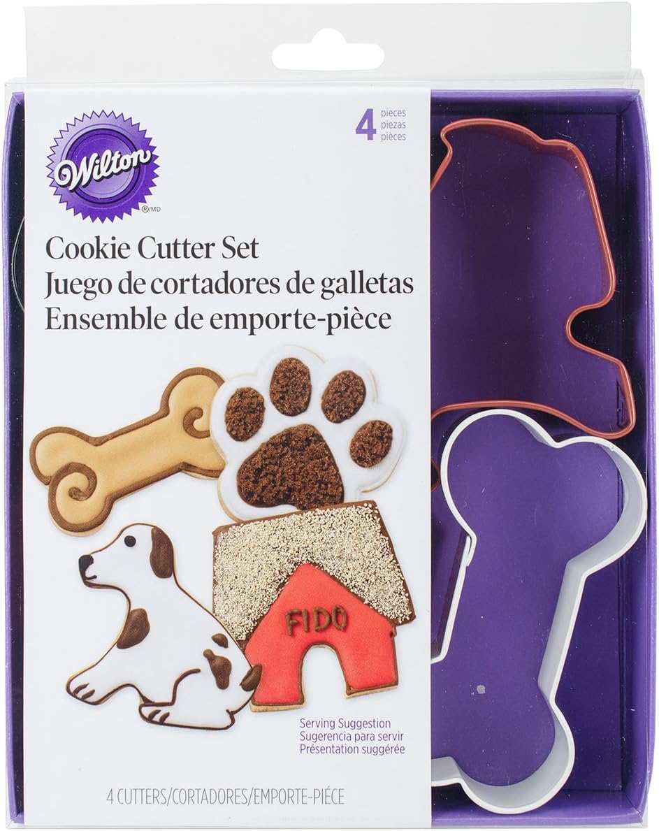 Wilton Pet Cookie Cutters 4 Piece Set