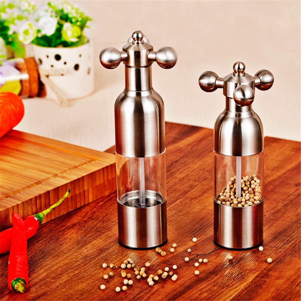 FUEAST Salt Pepper Grinder Set 2PC with Handle