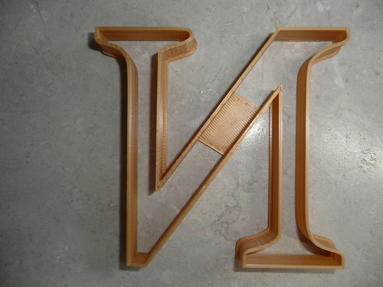 6 Piece N Greek Letter Fondant Cutter Set USA Made