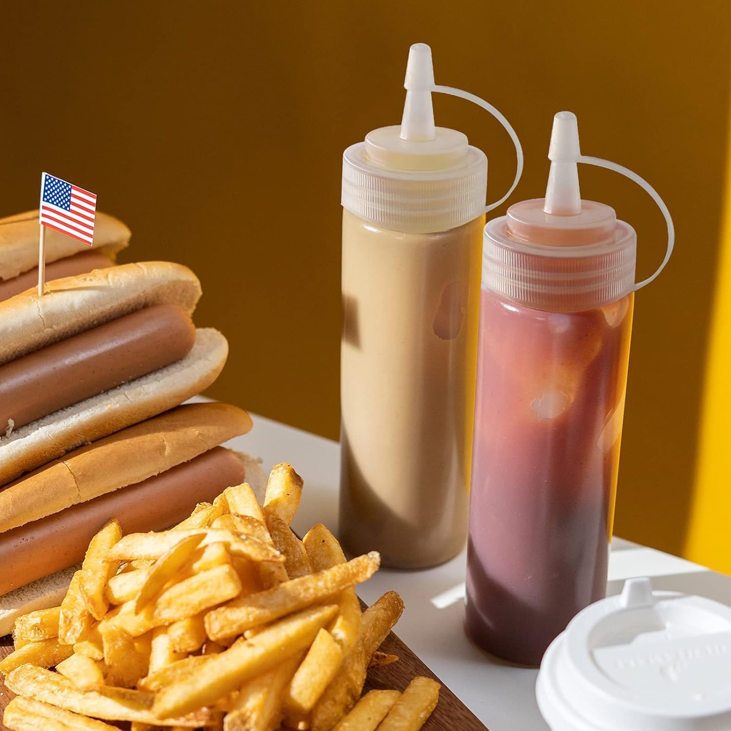 BigdataBetterLife Condiment Squeeze Bottles Set