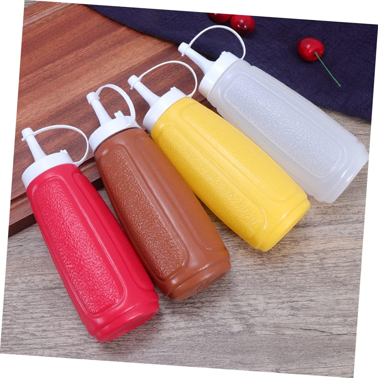 GRIRIW Jam Squeeze Bottle Lid for Condiments Salad Dressing