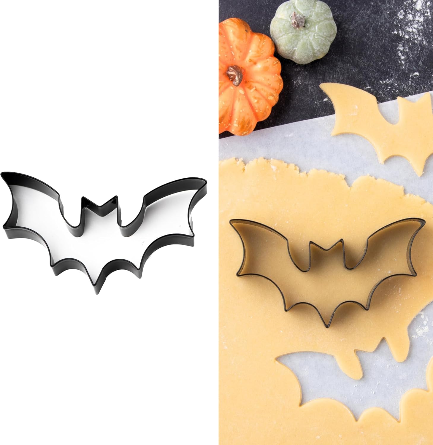 Cookie Cutter Kingdom Bat Cookie Cutter - Halloween Stainless Steel Beautiful Coated Finish