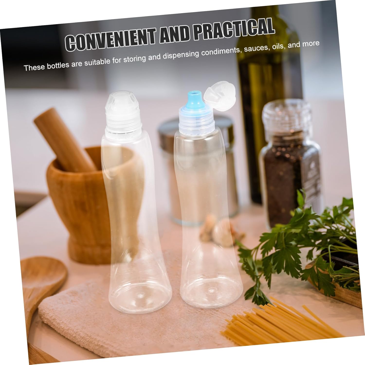OKUMEYR 4 Pack Honey Dispenser Bottles 380g 1