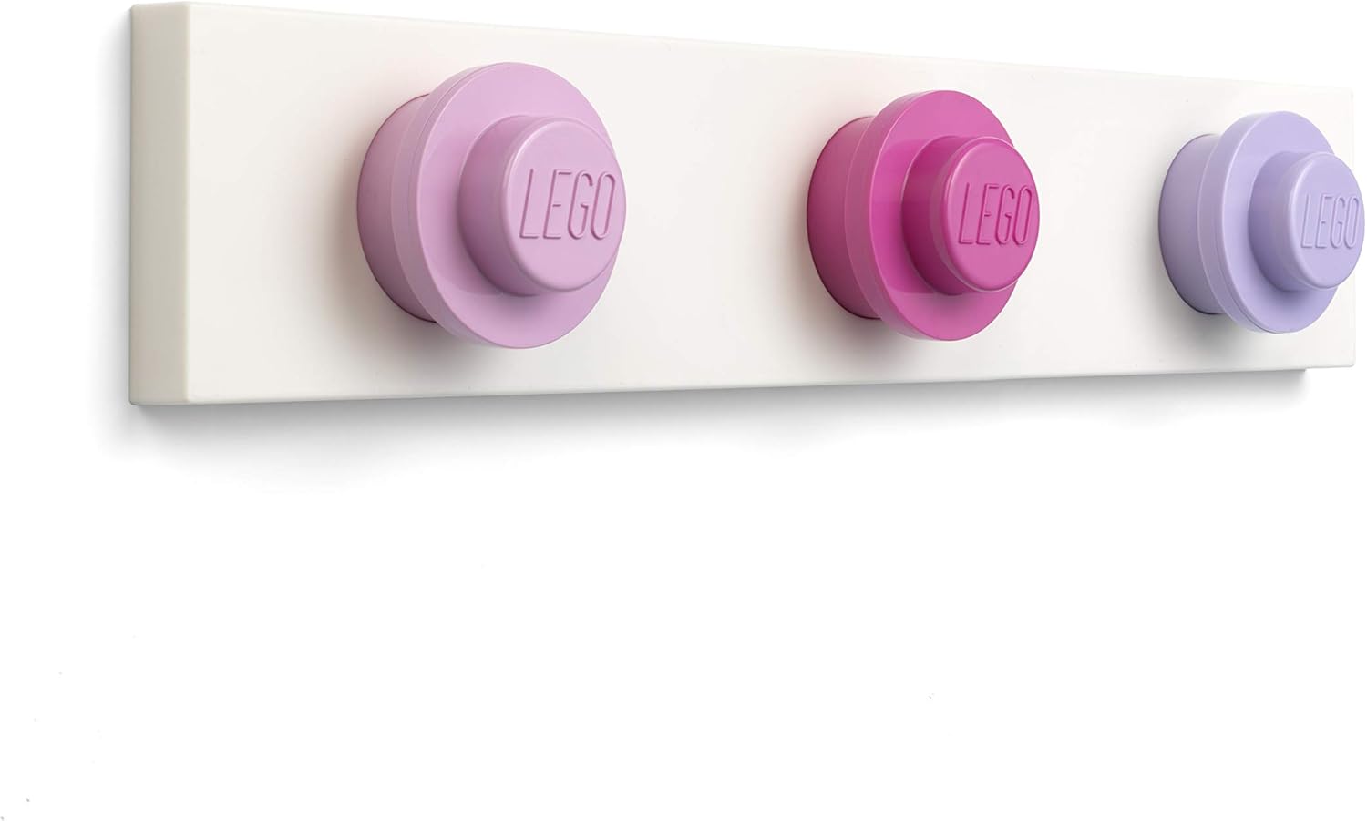LEGO Wall Hanger with 3 Hooks - Kids Coat Rack Decor