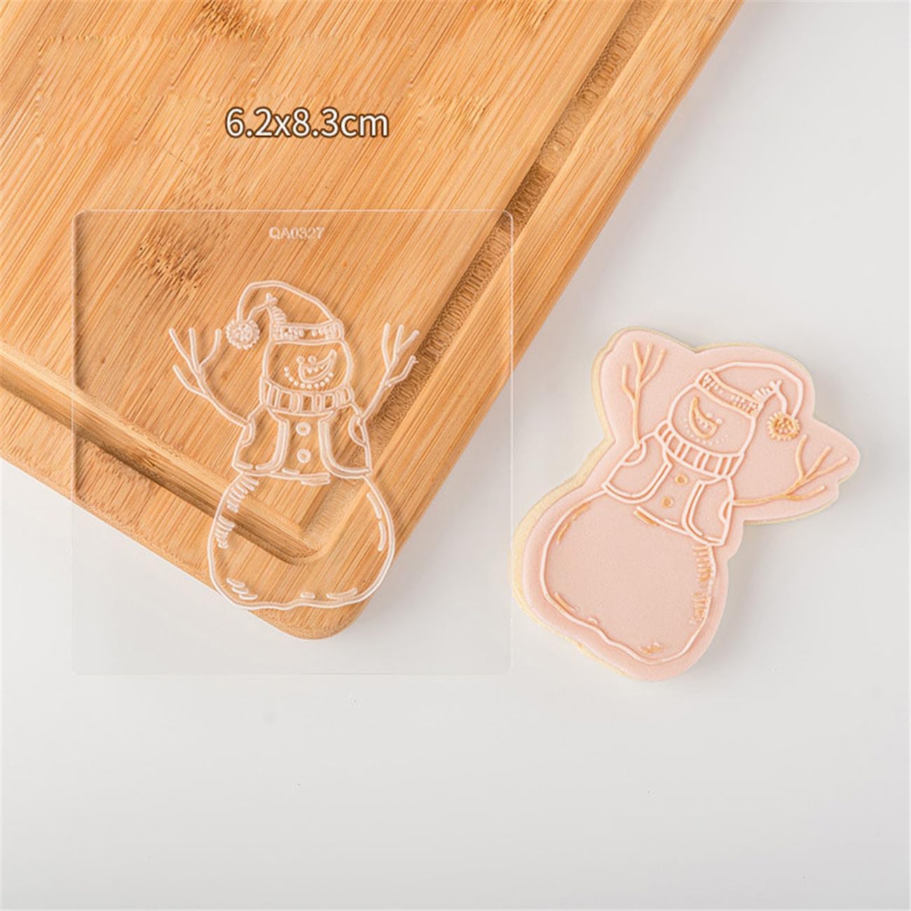 4PCS Plaque Frame Fondant Stamp Cookie Cutter Set for Baking and Crafting