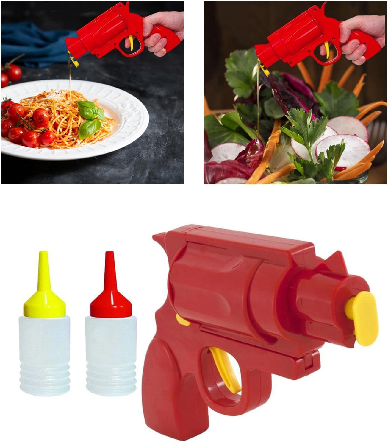 Creative Pistol-shaped Condiment Dispenser