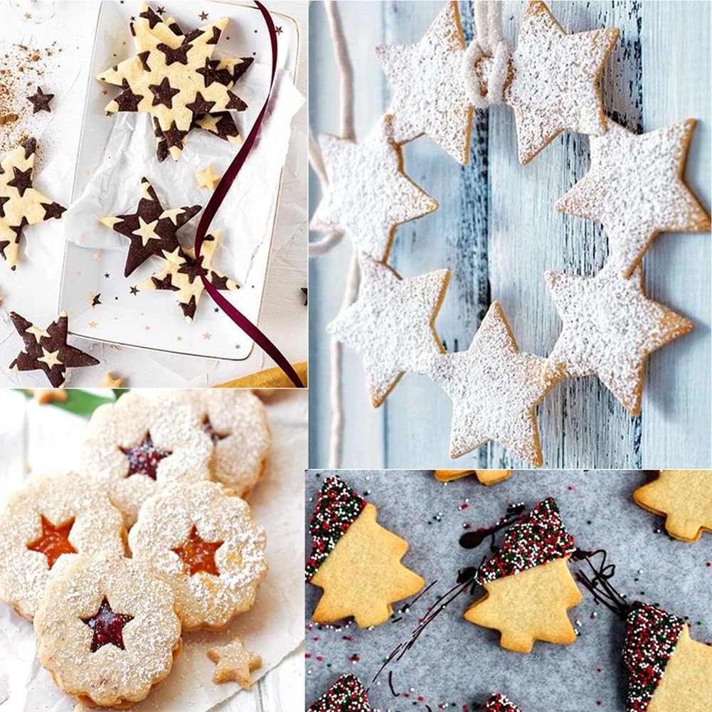 KALAIEN 25Pcs Christmas Cookie Cutter Set