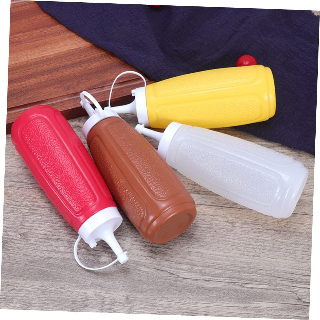 GRIRIW Jam Squeeze Bottle Lid for Condiments Salad Dressing