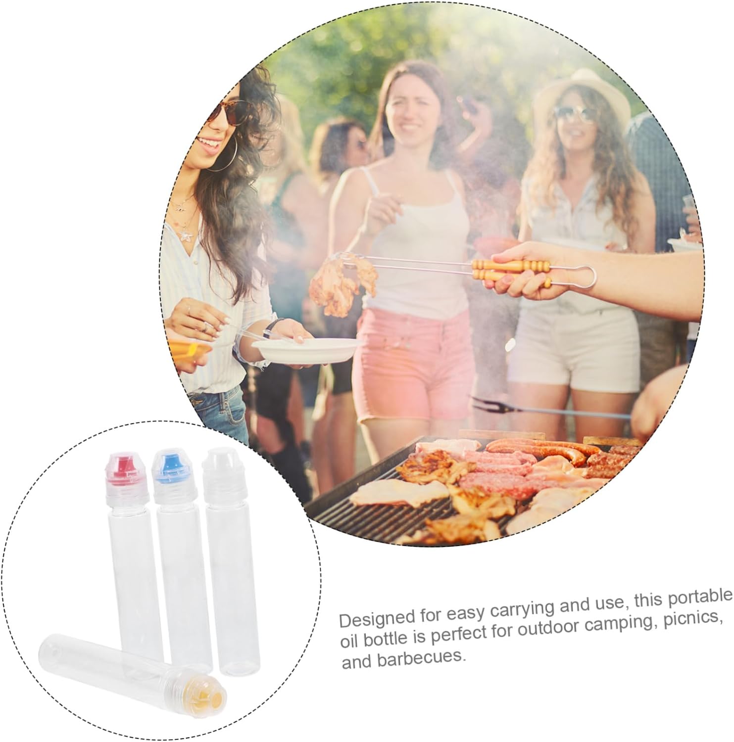PLAFOPE Mini Refillable Honey Dispenser Squeeze Bottles