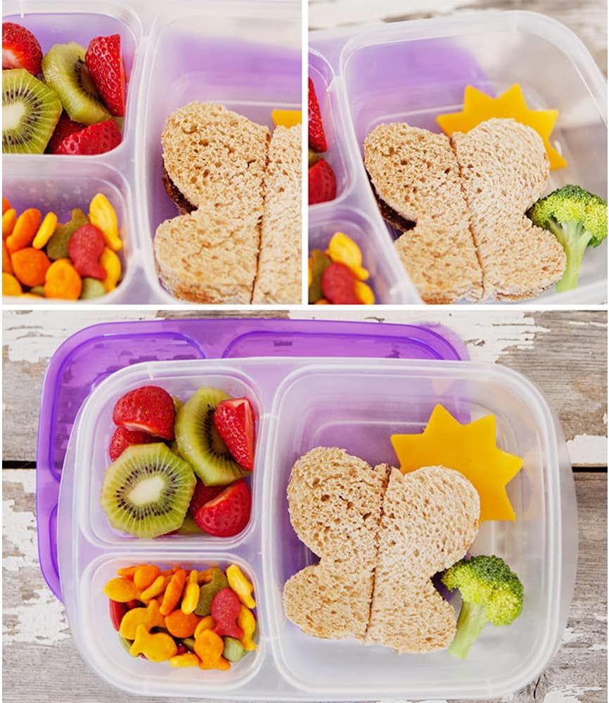 IELEK Sandwich Bread Cutters Shape Set for Kids 1