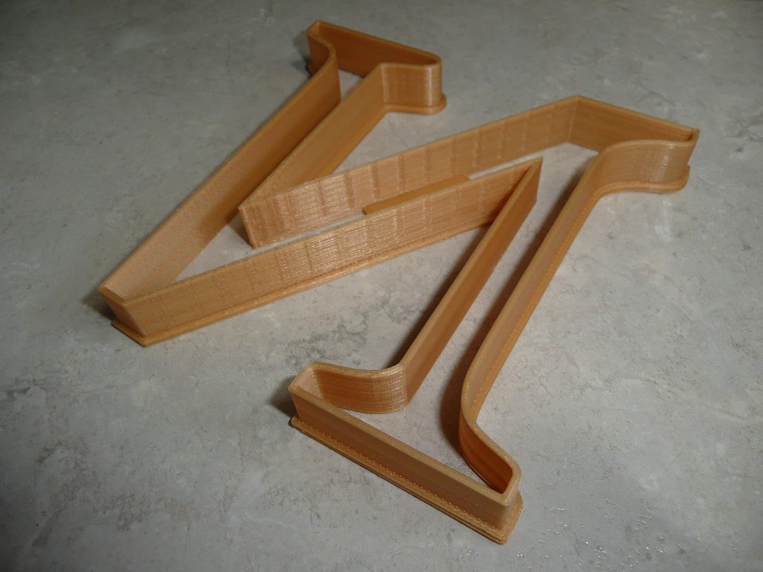 6 Piece N Greek Letter Fondant Cutter Set USA Made