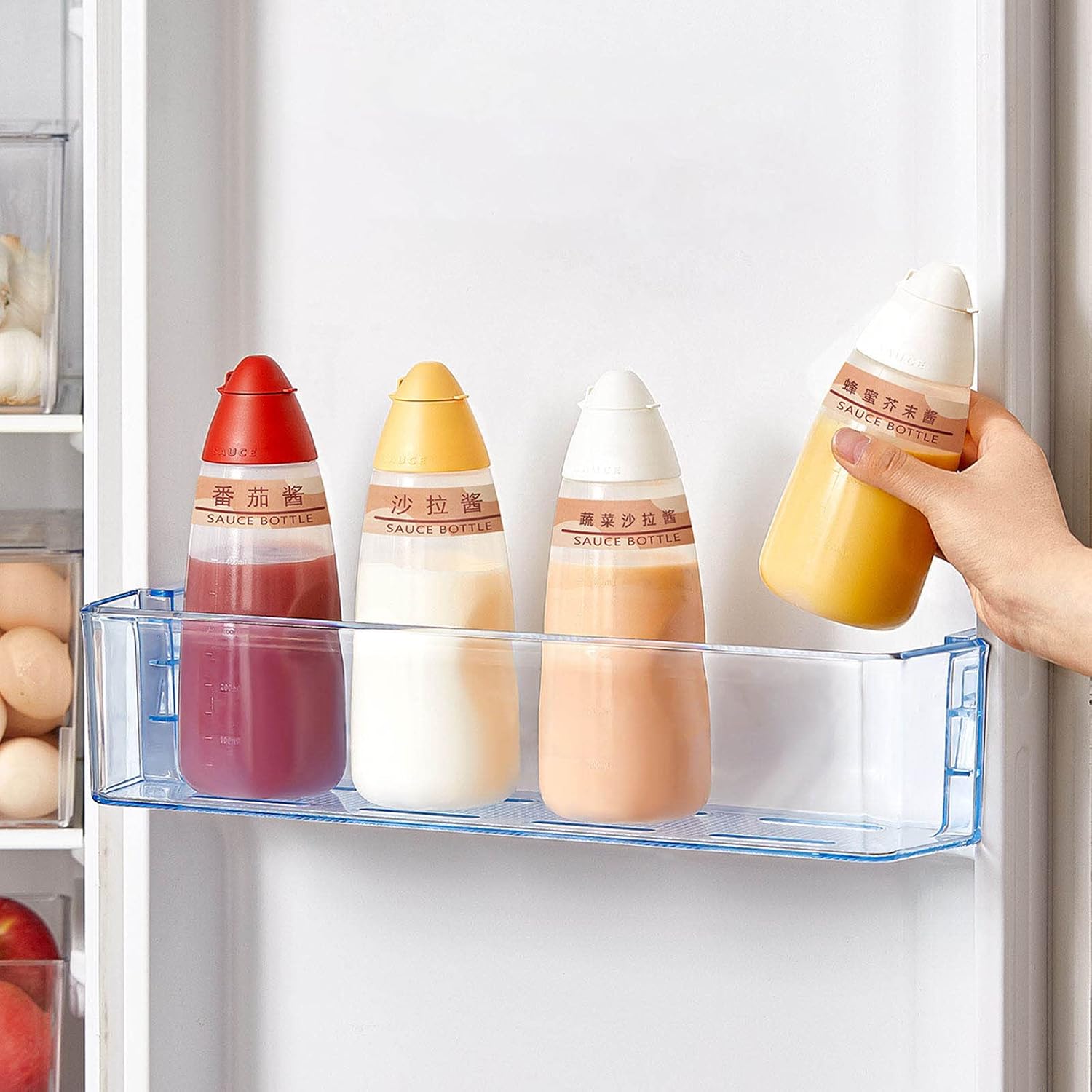 XANHOY 300ml Leakproof Squeeze Condiment Bottle