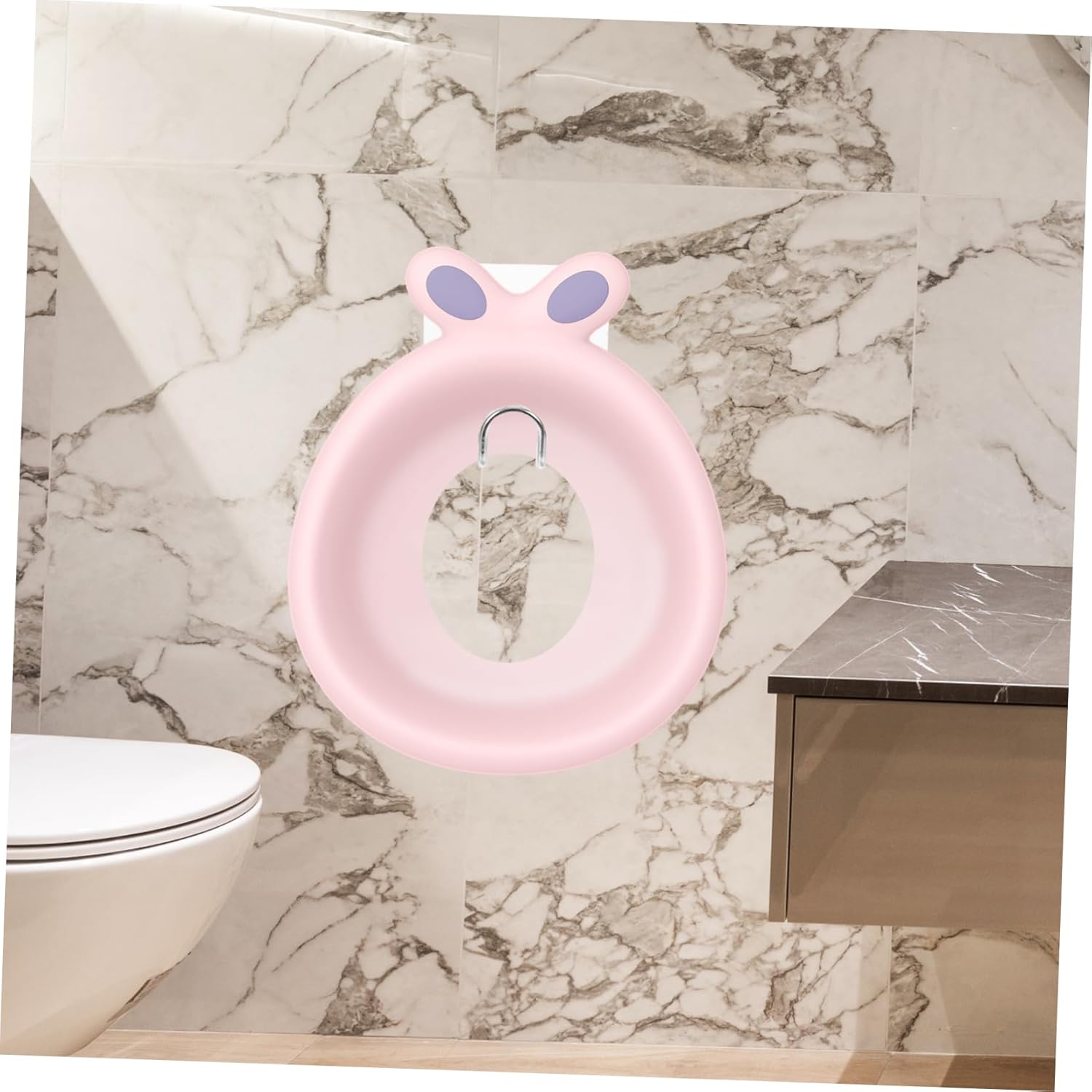 HANABASS Durable Carbon Steel Potty Seat Hanger 1