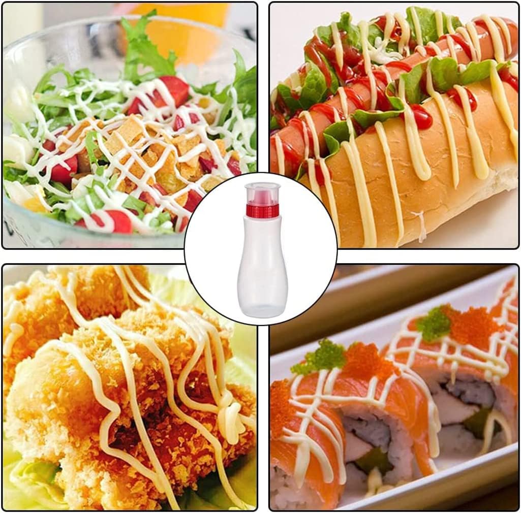 Porous Condiment Squeeze Bottles 3-Pack 13 oz