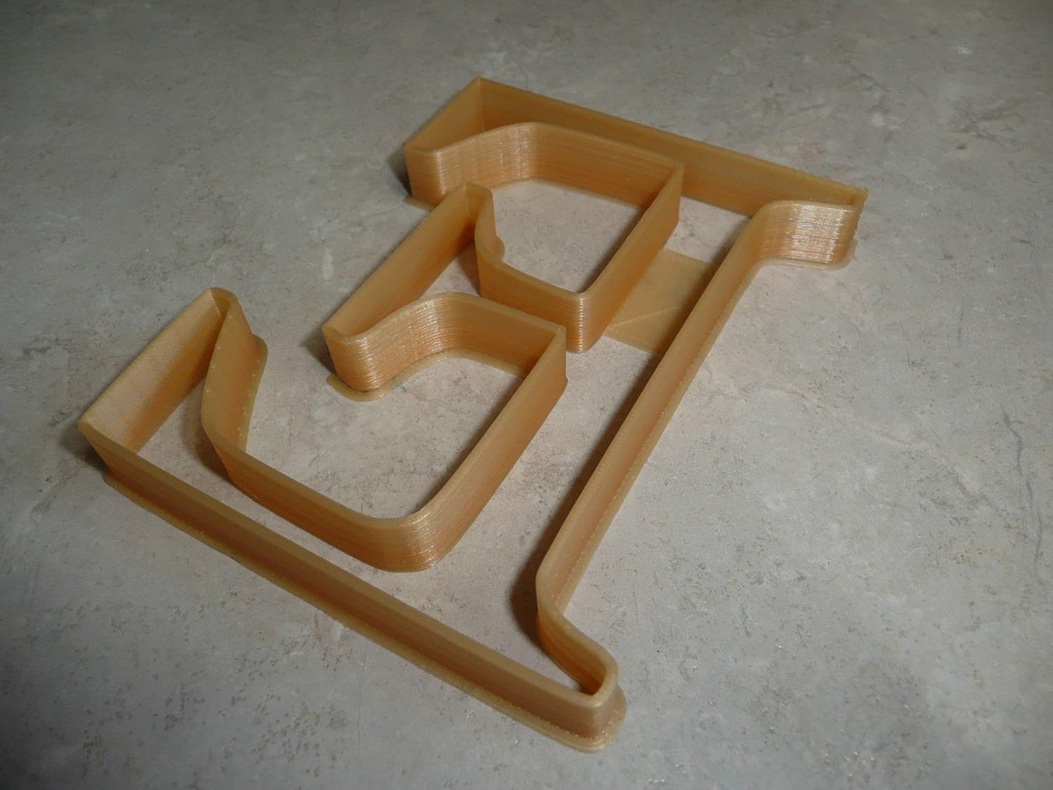 YNGLLC 6X EPSILON GREEK LETTER FONDANT CUTTER USA MADE