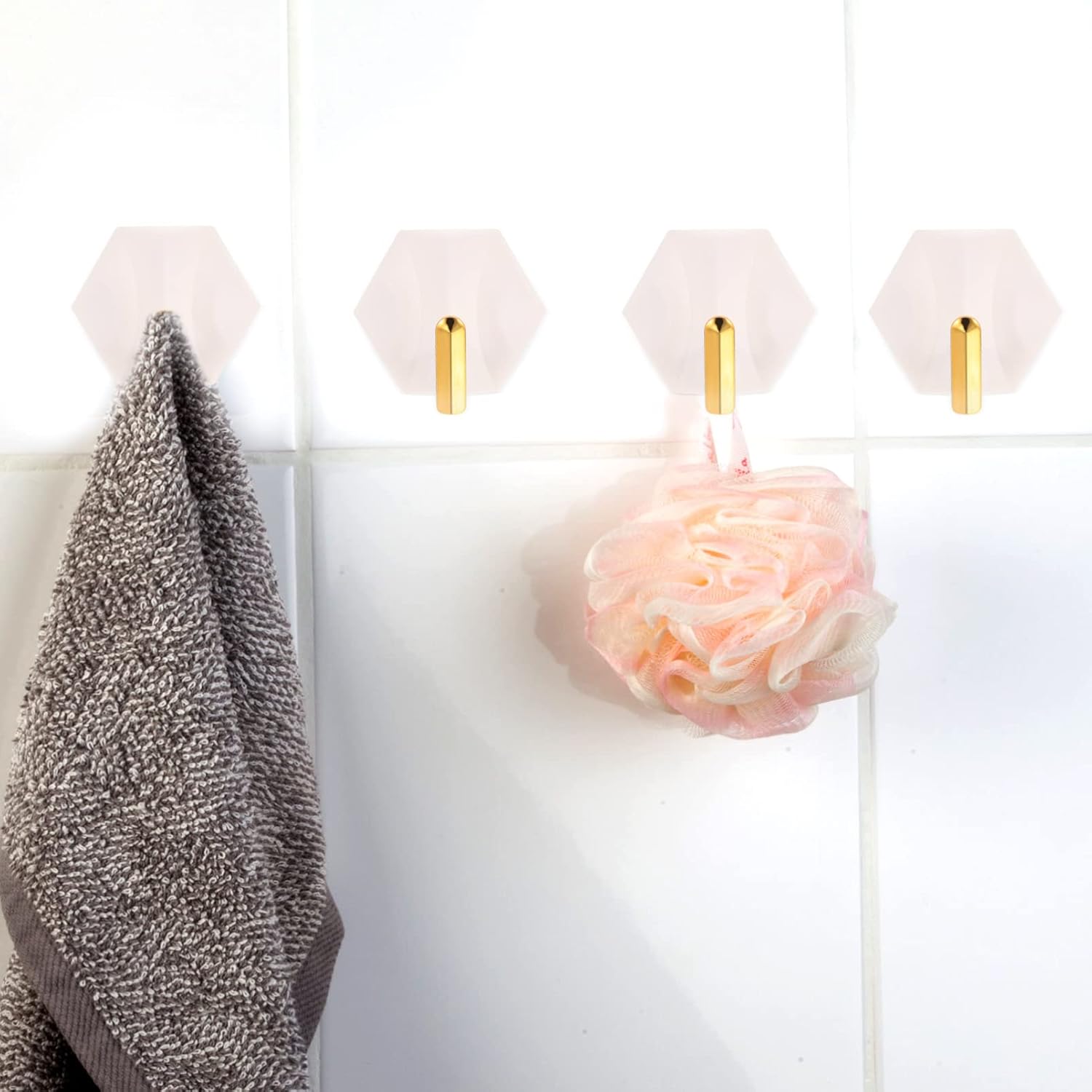 Veemoon Heavy Duty Adhesive Wall Hooks 1