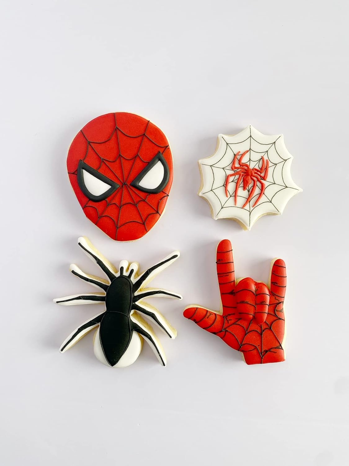 Hearts Treasure Spiderman Cookie Cutters 4 Pack