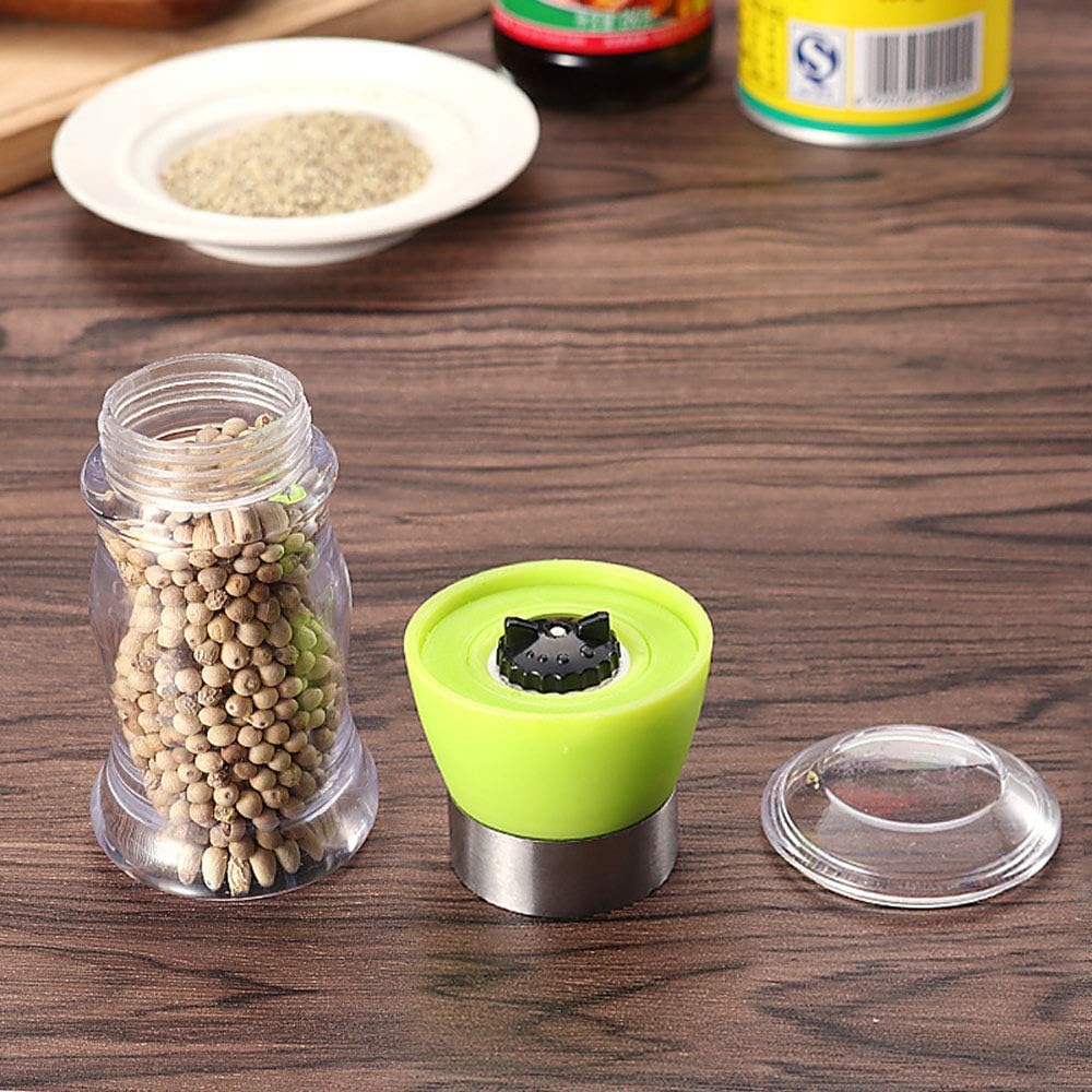Fellibay 4Pcs Adjustable Ceramic Pepper Mill Set 1