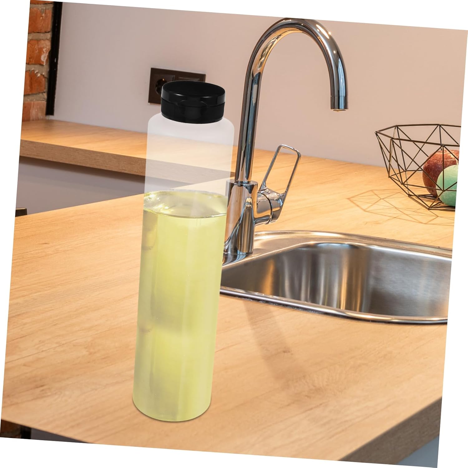 6pcs Condiment Squeeze Bottles with Lids for Olive Oil and Mustard