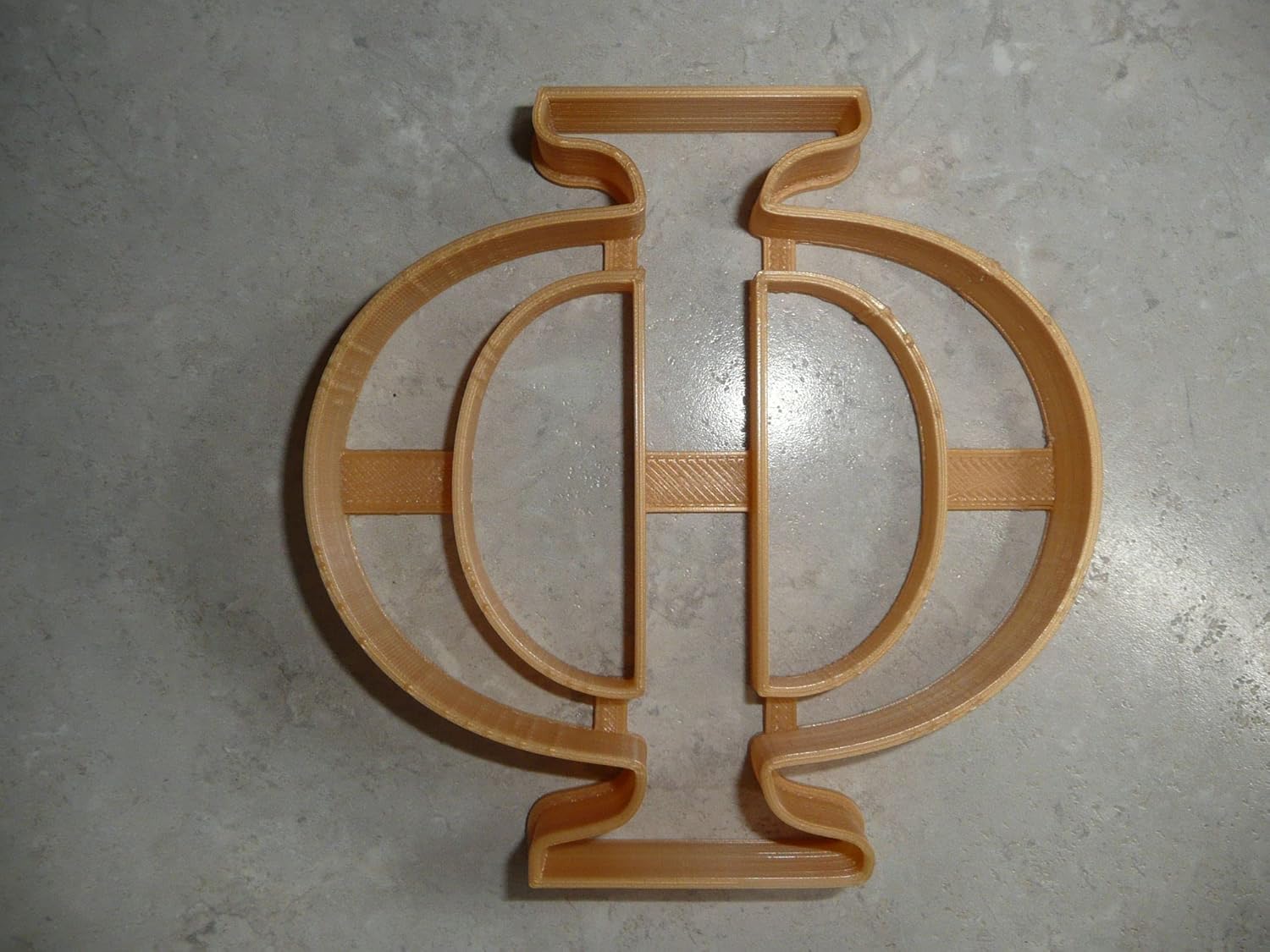 YNGLLC 6-Piece Greek Letter Fondant Cutter Set USA Made