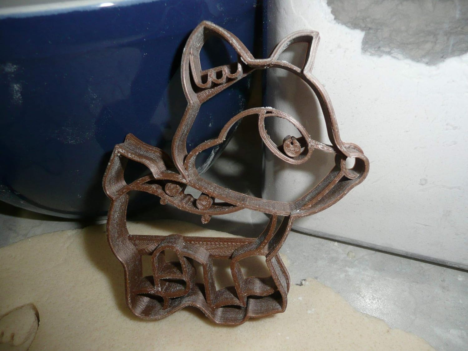 BABY WOODLAND ANIMALS COOKIE CUTTERS - Fox Deer Raccoon Owl Set of 4