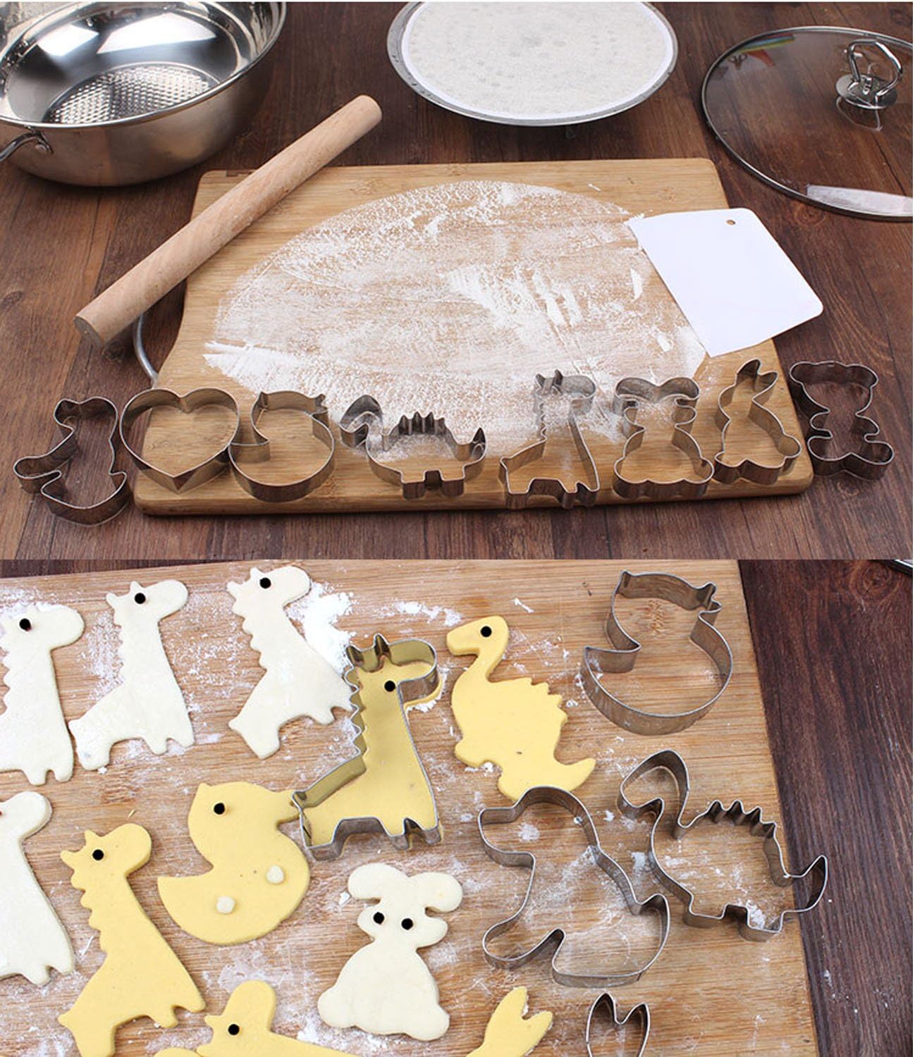 GXHUANG Cute Duck Cookie Cutter - Stainless Steel
