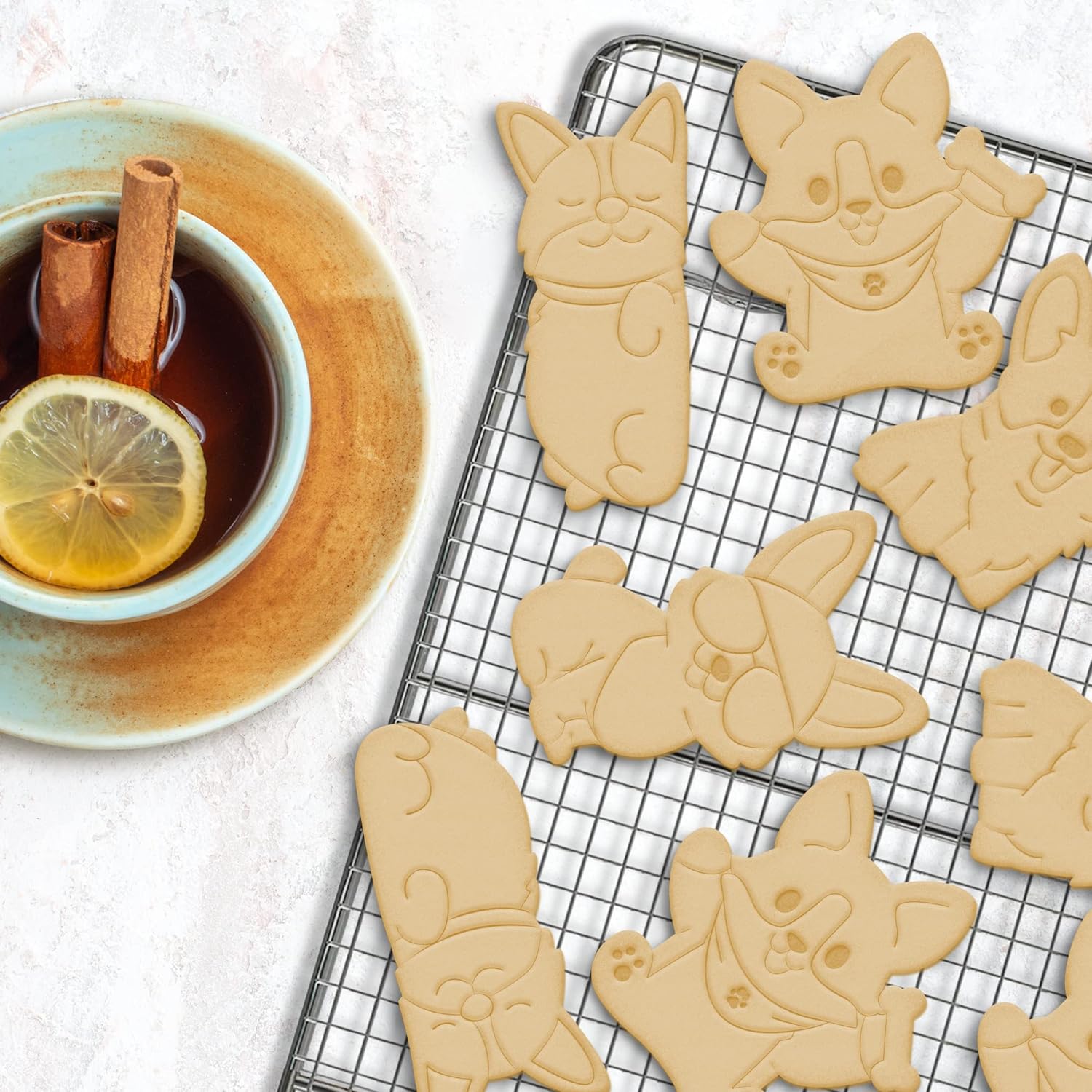 MOOSE GOODS Corgi Cookie Cutters Set of 4 1