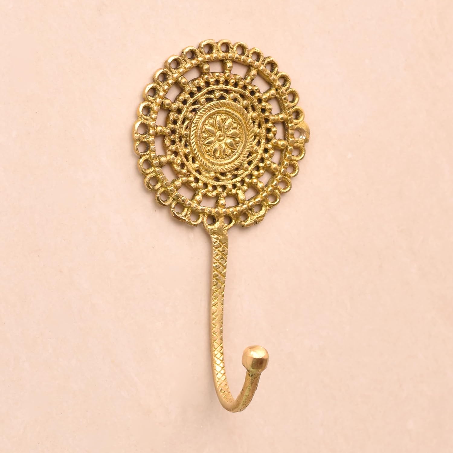 Indian Shelf Gold Wall Hooks - Boho Style Coat Rack